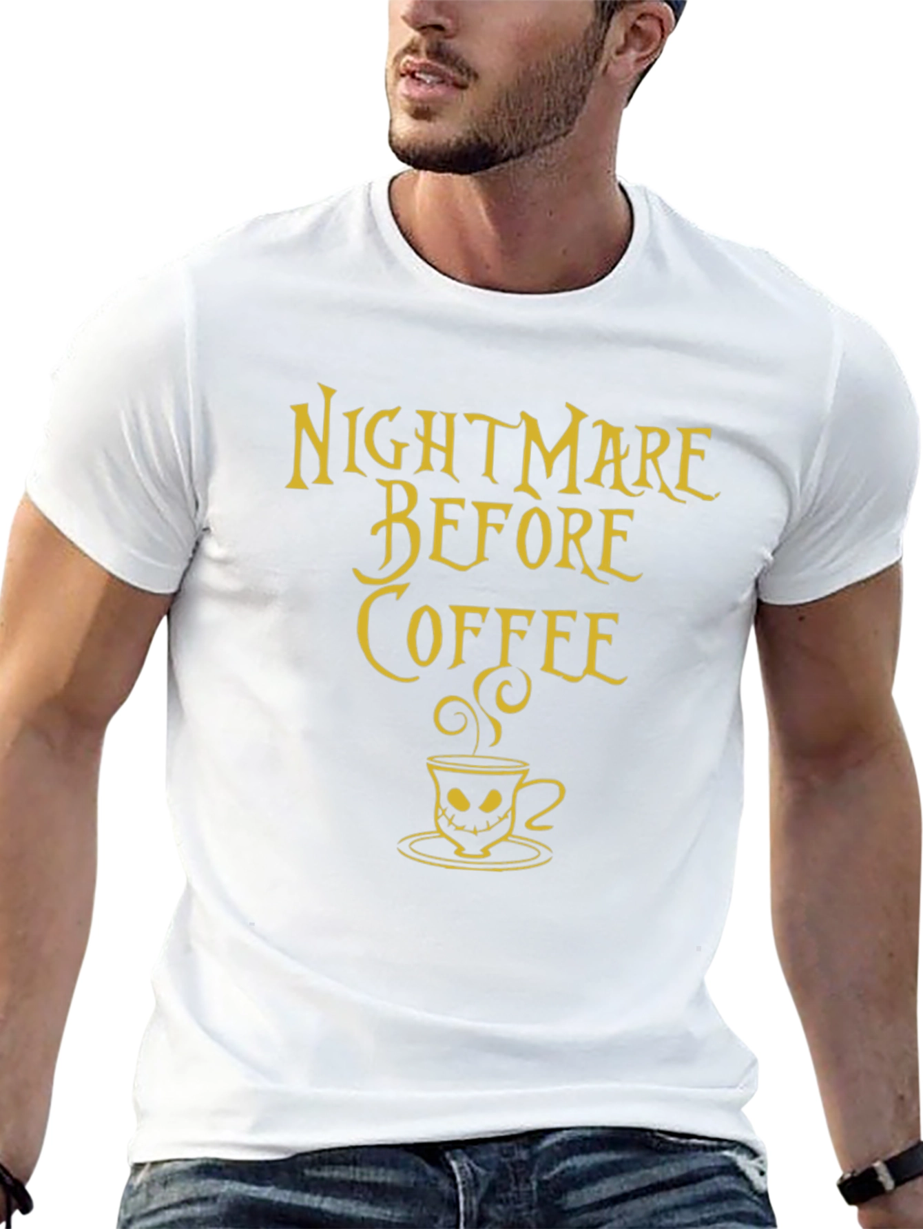 Nightmare Before Coffee Graphic T-Shirt