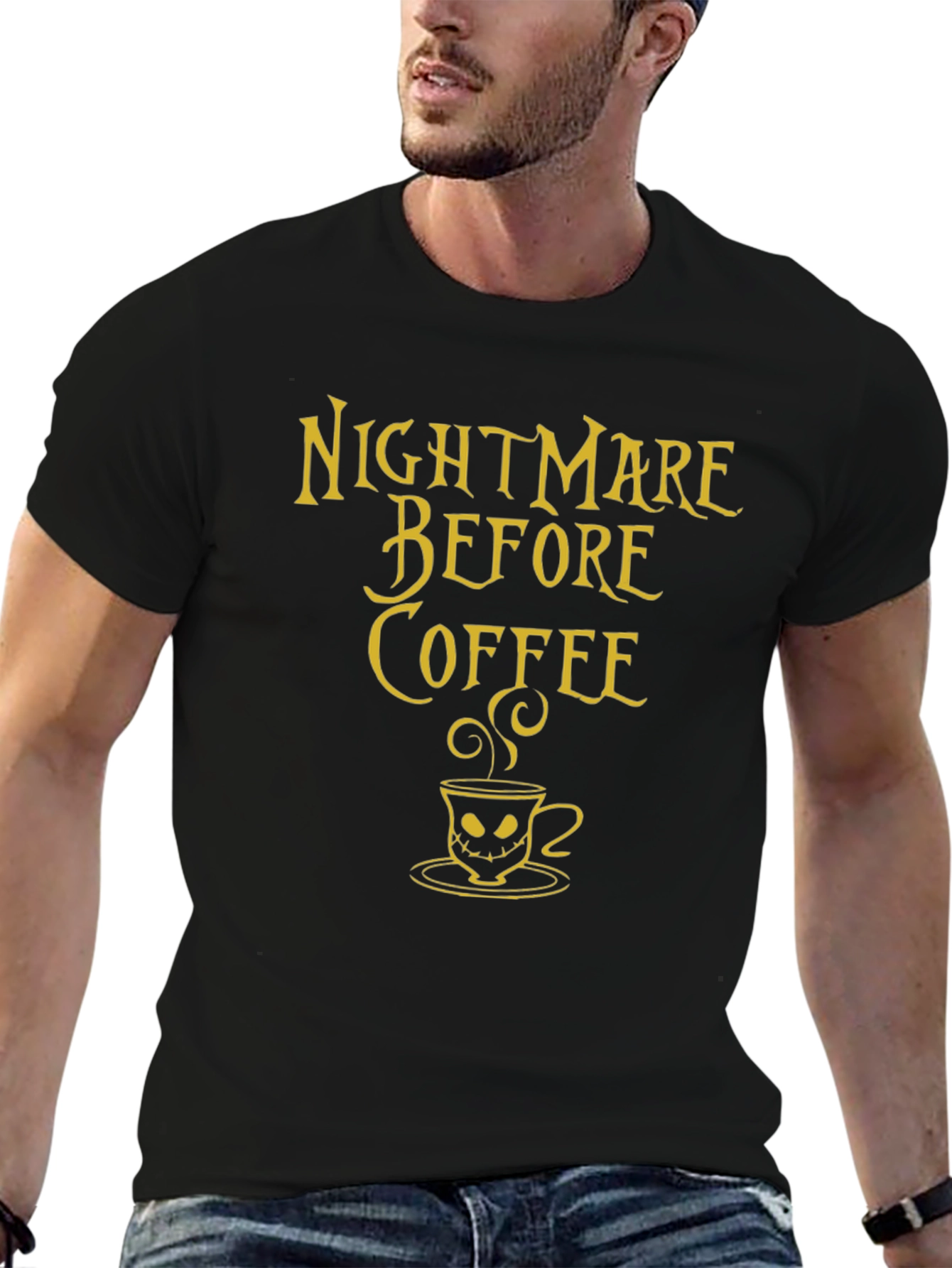 Nightmare Before Coffee Graphic T-Shirt