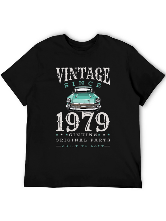 Vintage Since 1979 Car T-Shirt