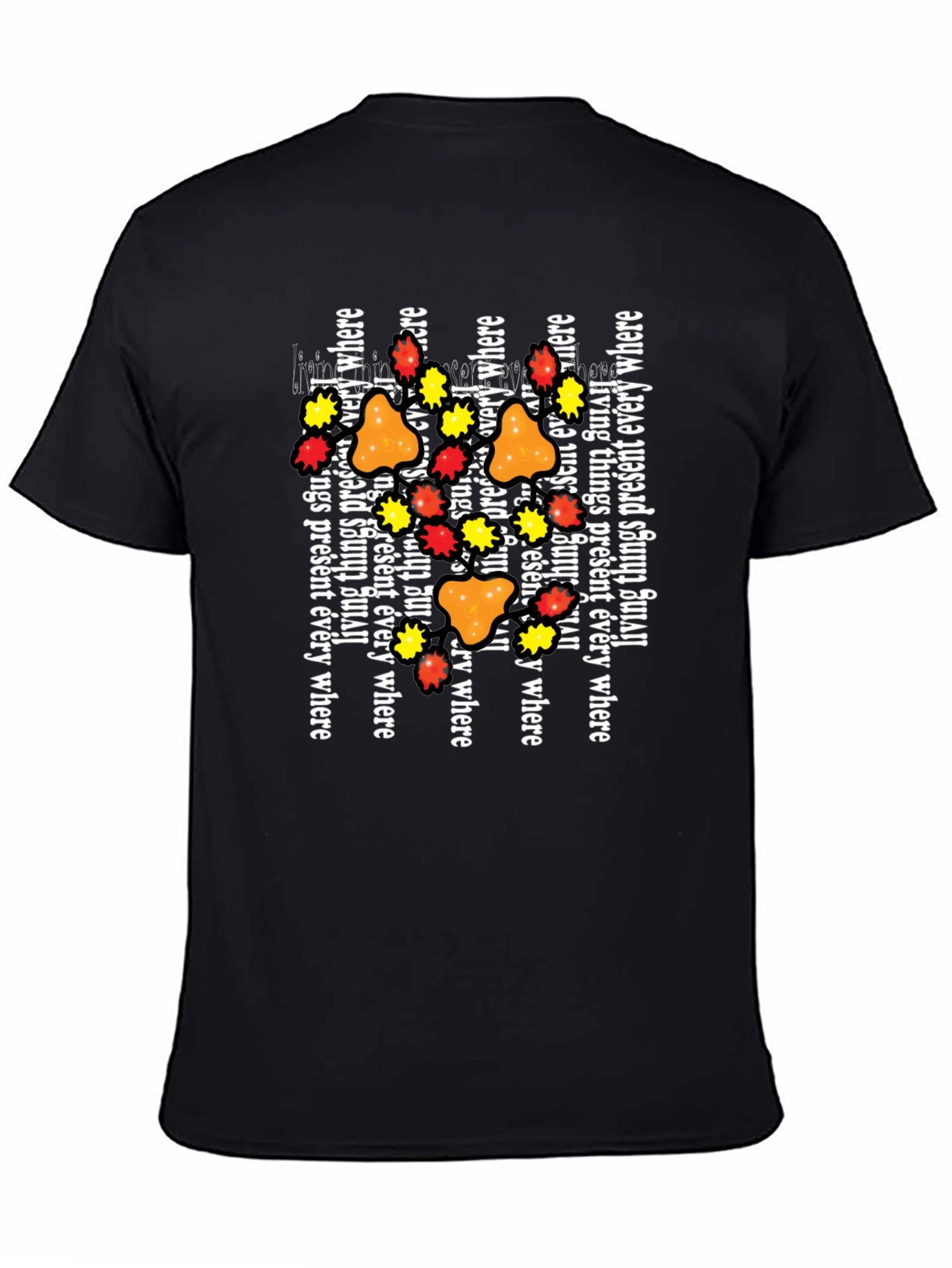 Graphic Tee: Living Things Everywhere Print