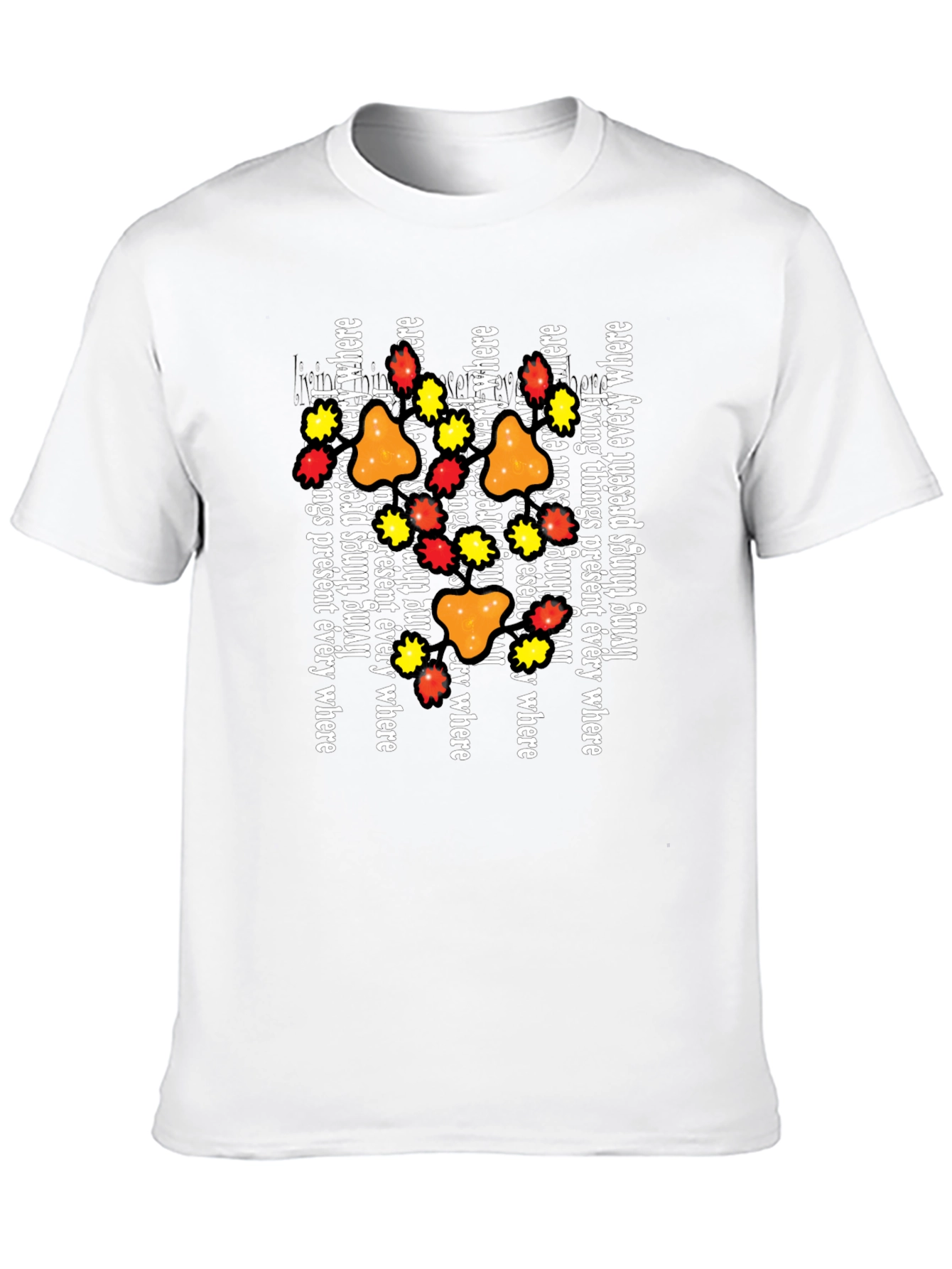 Graphic Tee: Living Things Everywhere Print