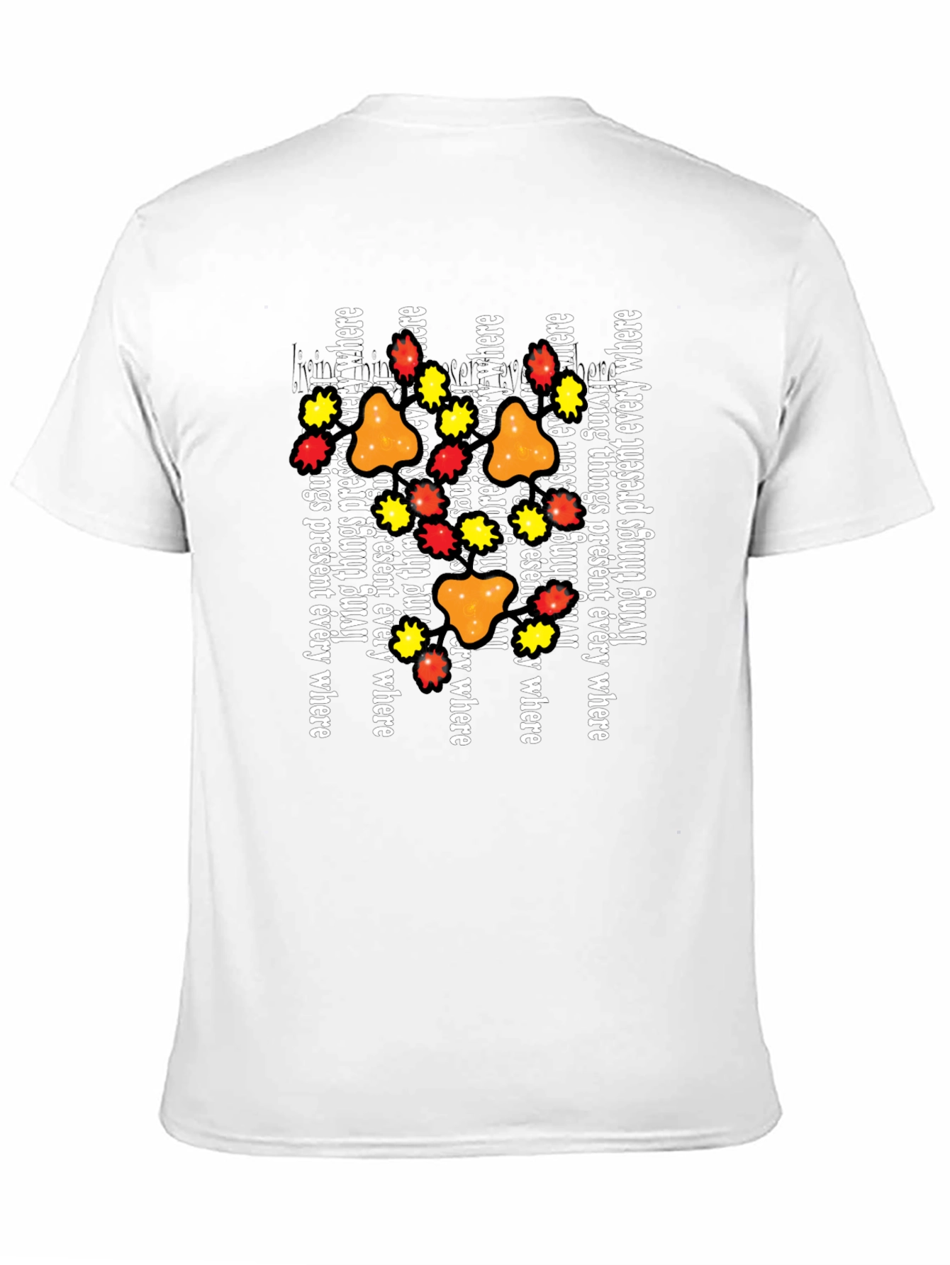 Graphic Tee: Living Things Everywhere Print