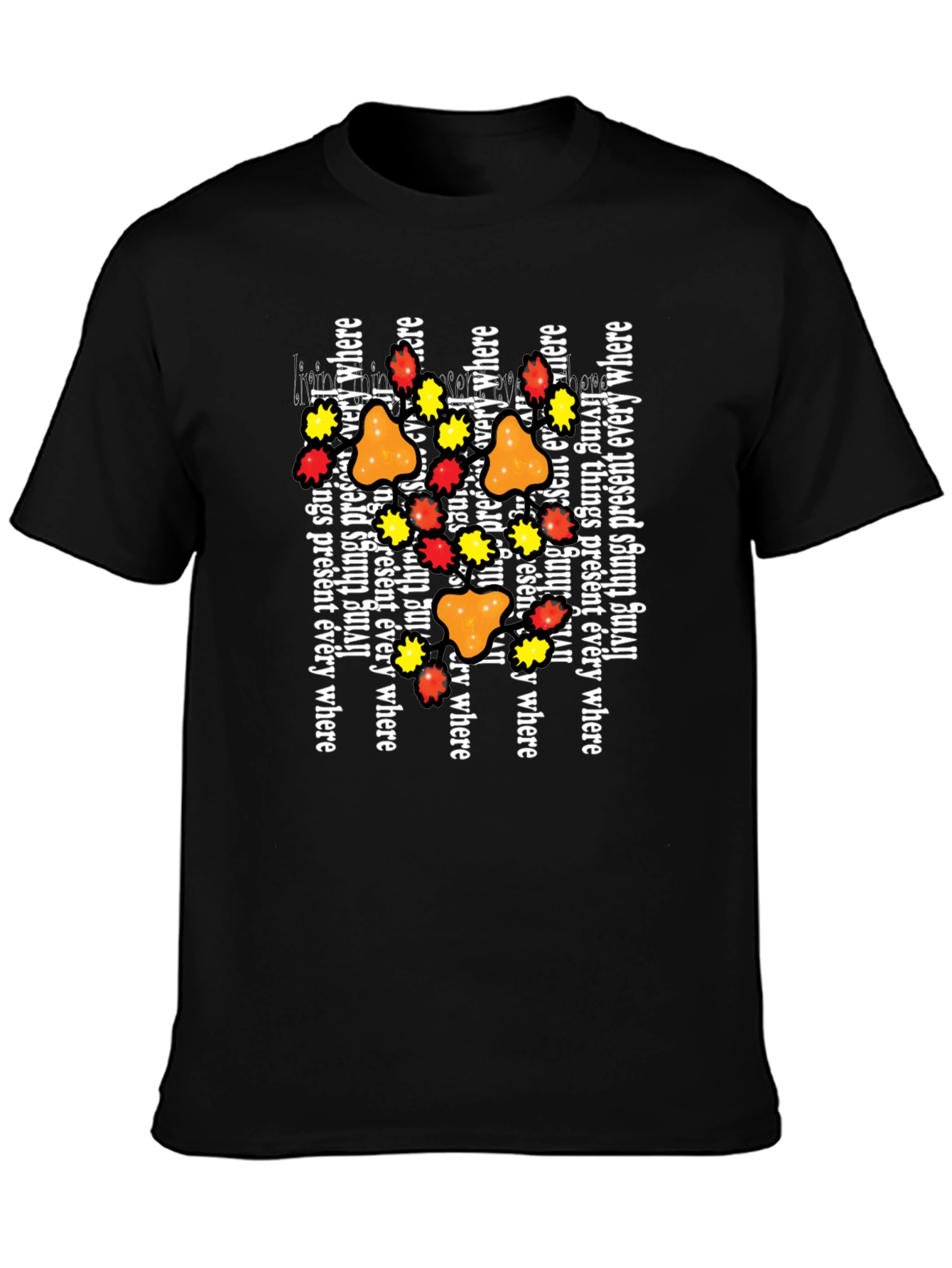 Graphic Tee: Living Things Everywhere Print