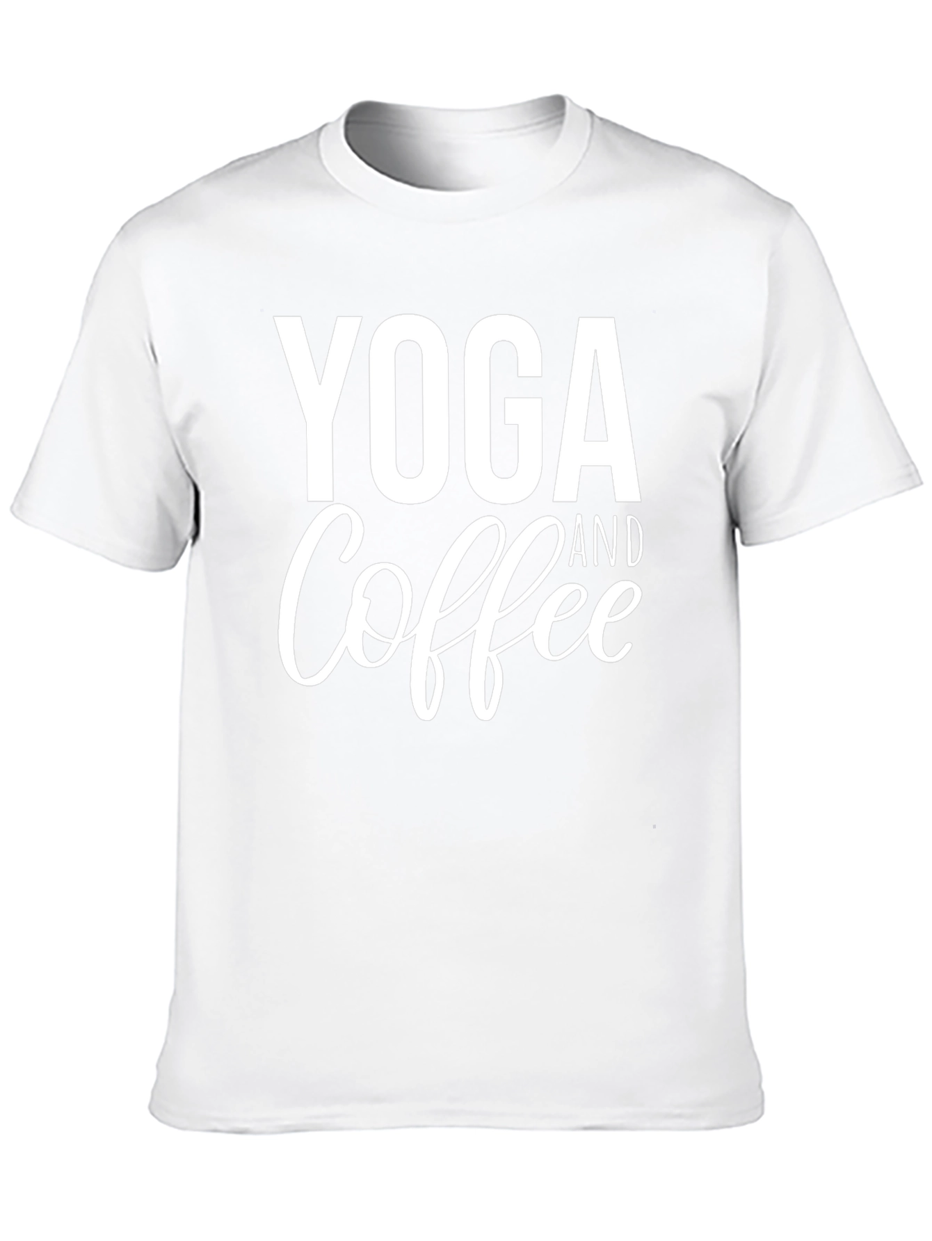 Yoga & Coffee T-Shirt - Black Tee