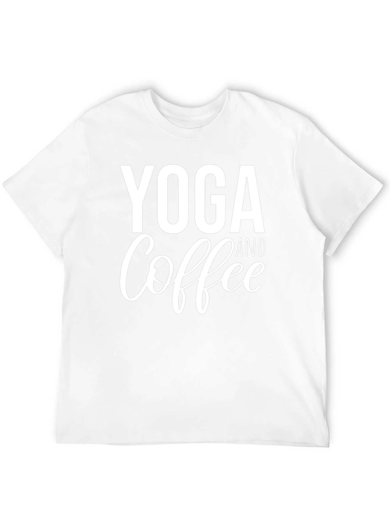 Yoga & Coffee T-Shirt - Black Tee