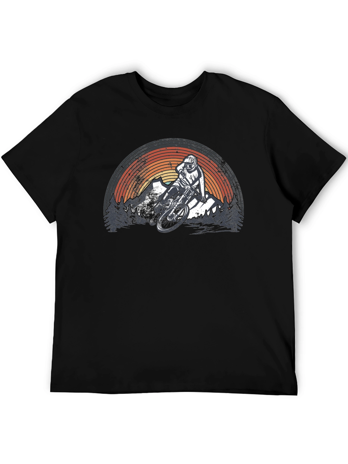 Mountain Biking Graphic T-Shirt - Adventure Ready!