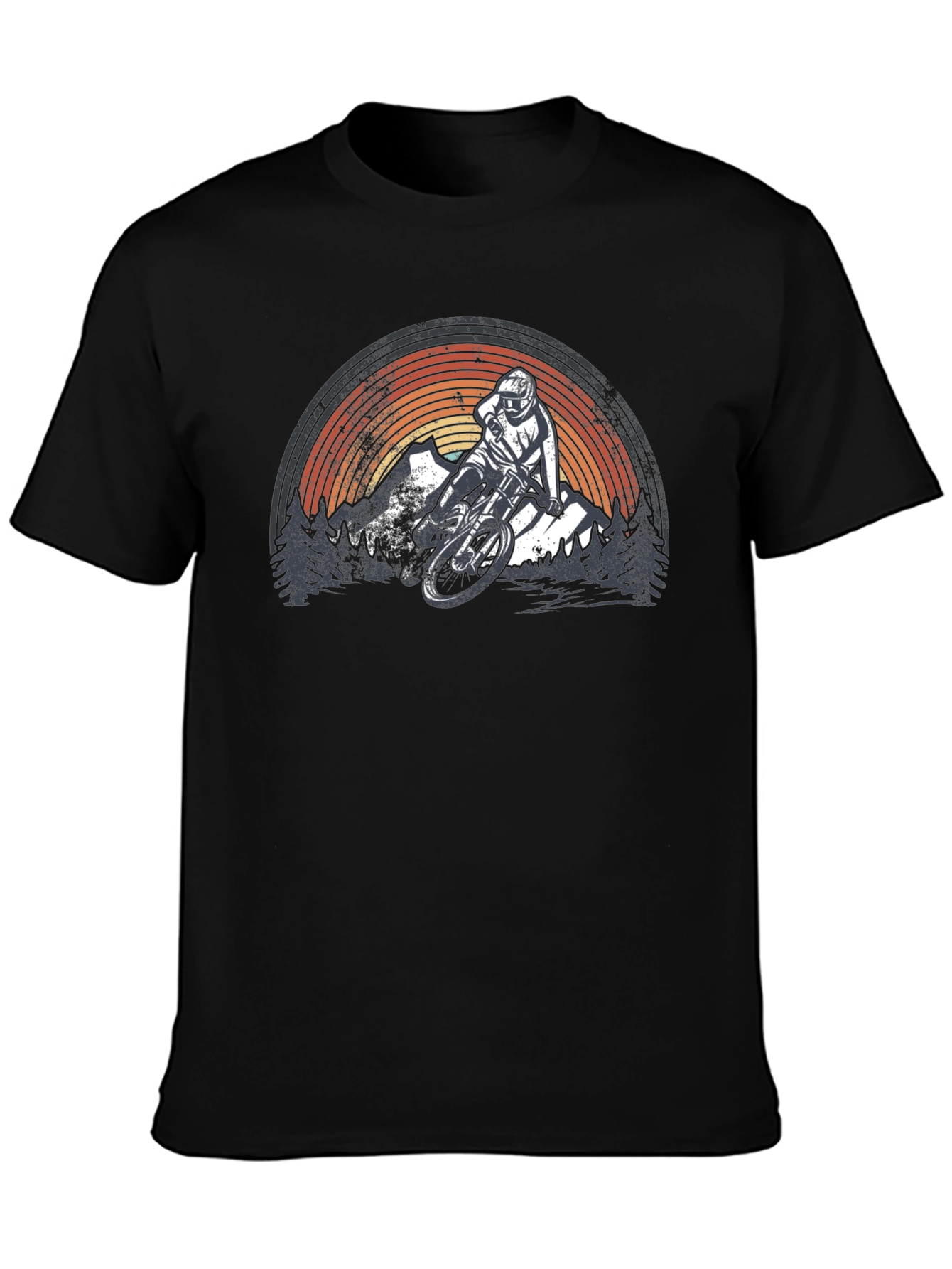 Mountain Biking Graphic T-Shirt - Adventure Ready!