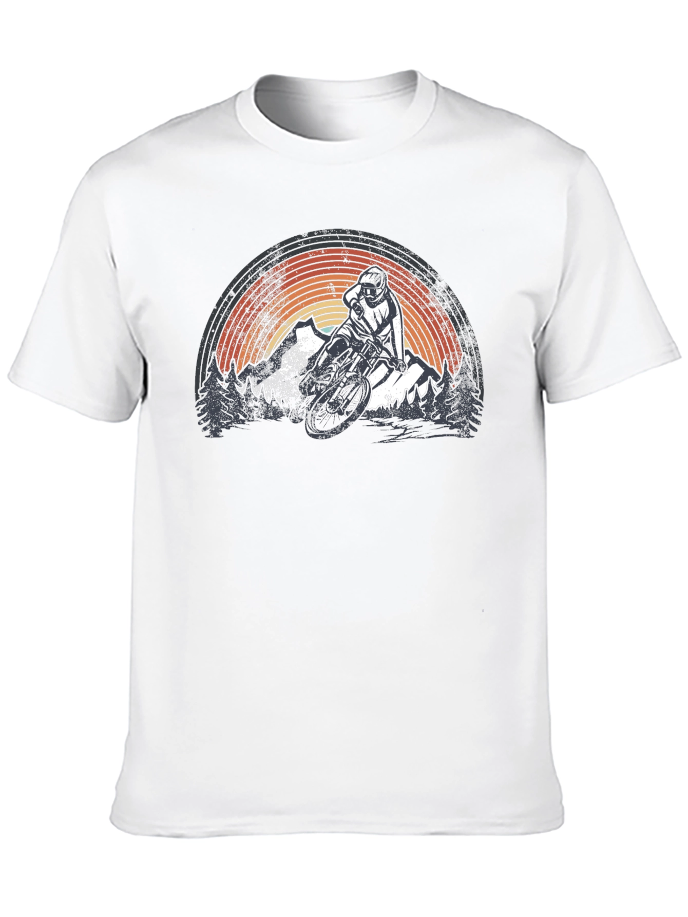 Mountain Biking Graphic T-Shirt - Adventure Ready!