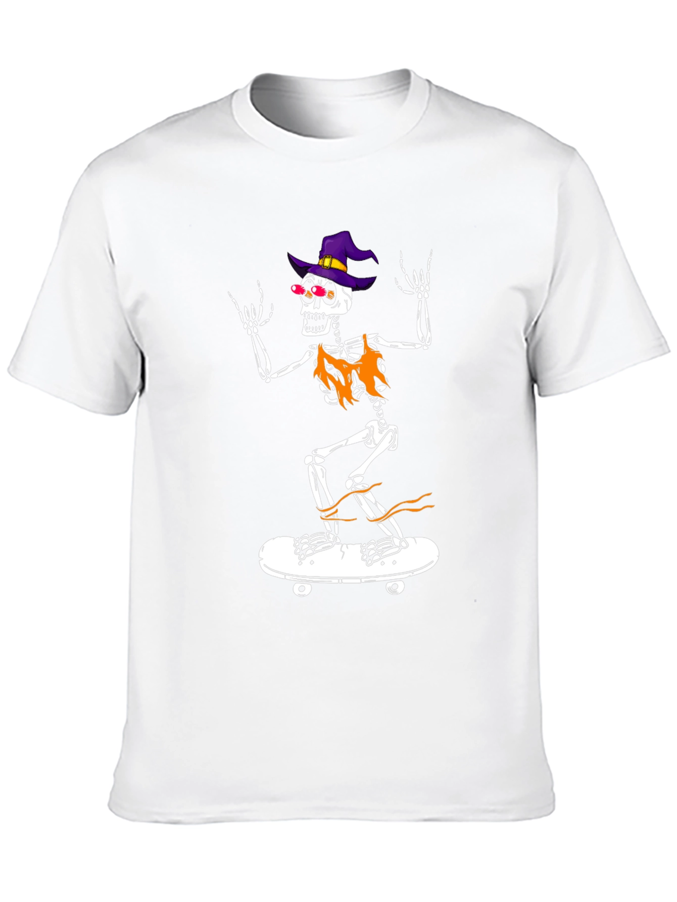 Cool Skeleton Skateboard T-Shirt