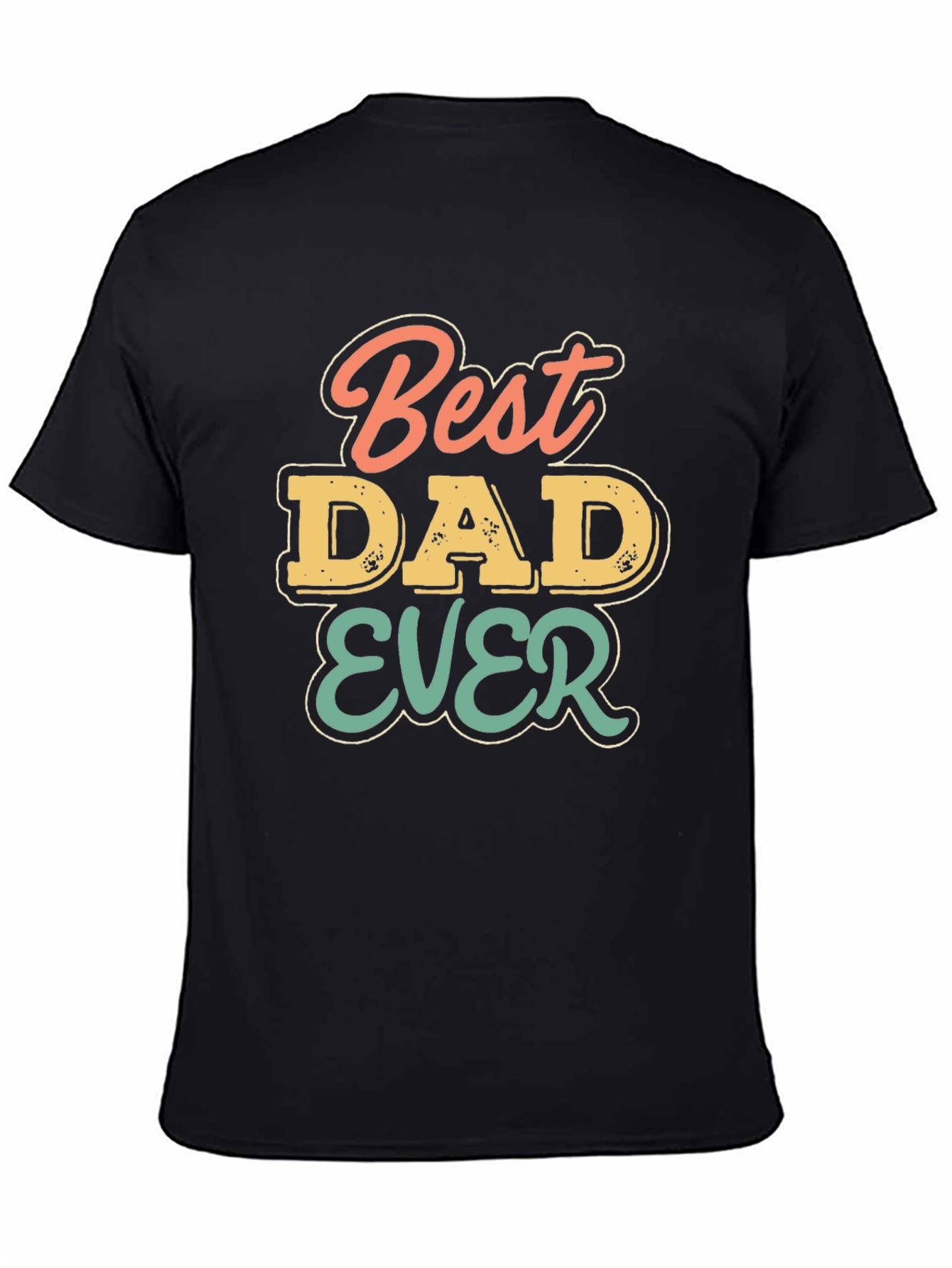 Best Dad Ever T-Shirt - Retro Design