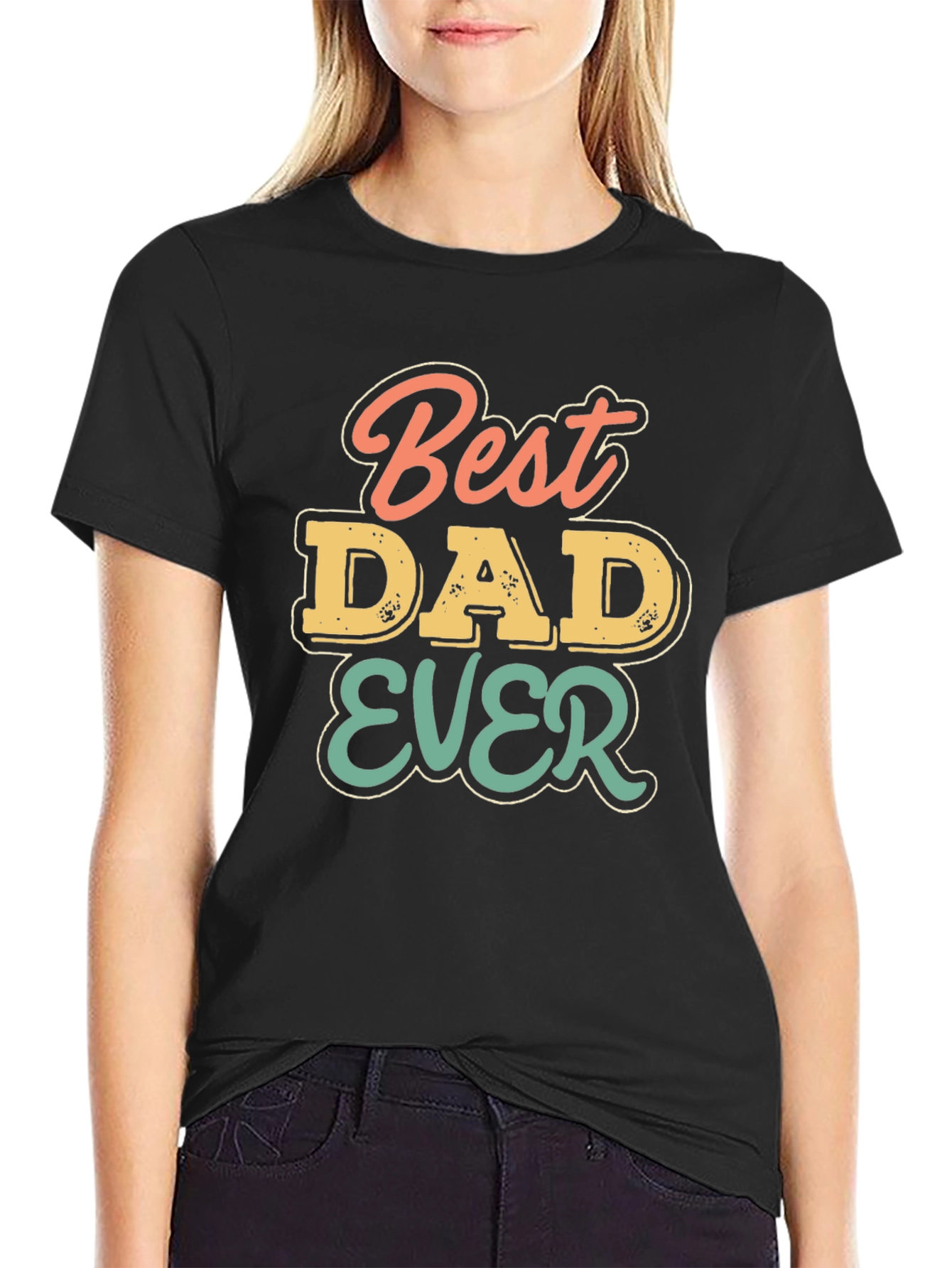 Best Dad Ever T-Shirt - Retro Design