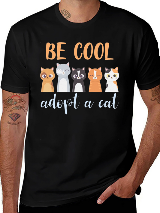 Be Cool Adopt a Cat T-Shirt