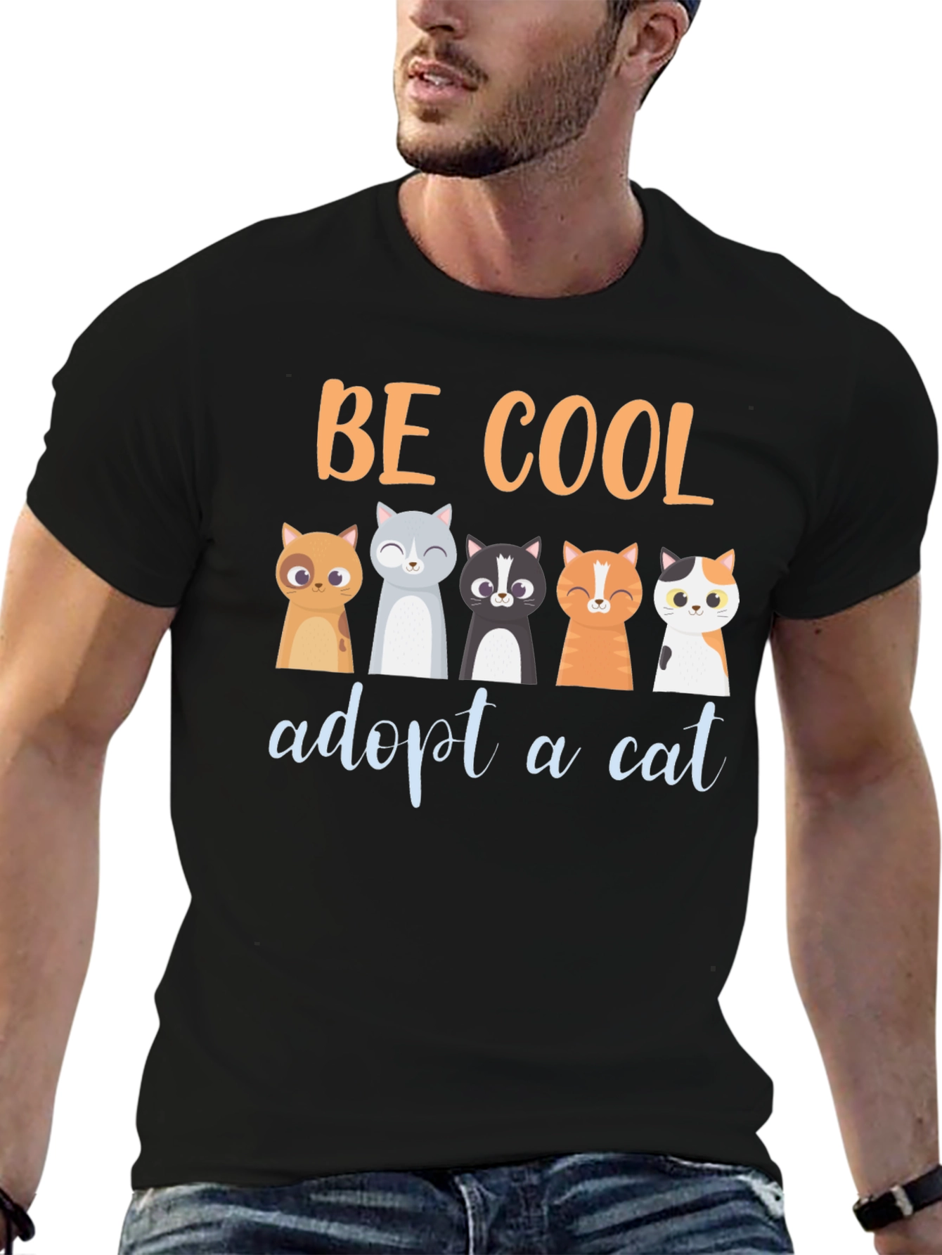 Be Cool Adopt a Cat T-Shirt