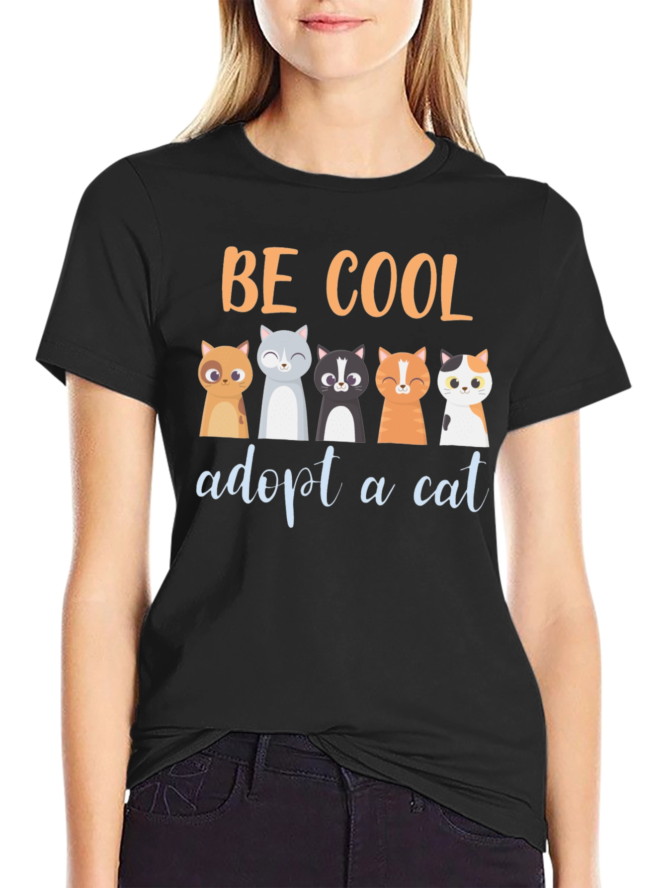 Be Cool Adopt a Cat T-Shirt