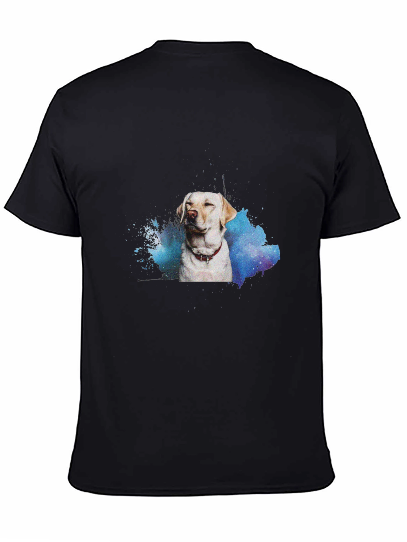 Galaxy Labrador T-Shirt – Artistic Dog Lover Graphic Tee
