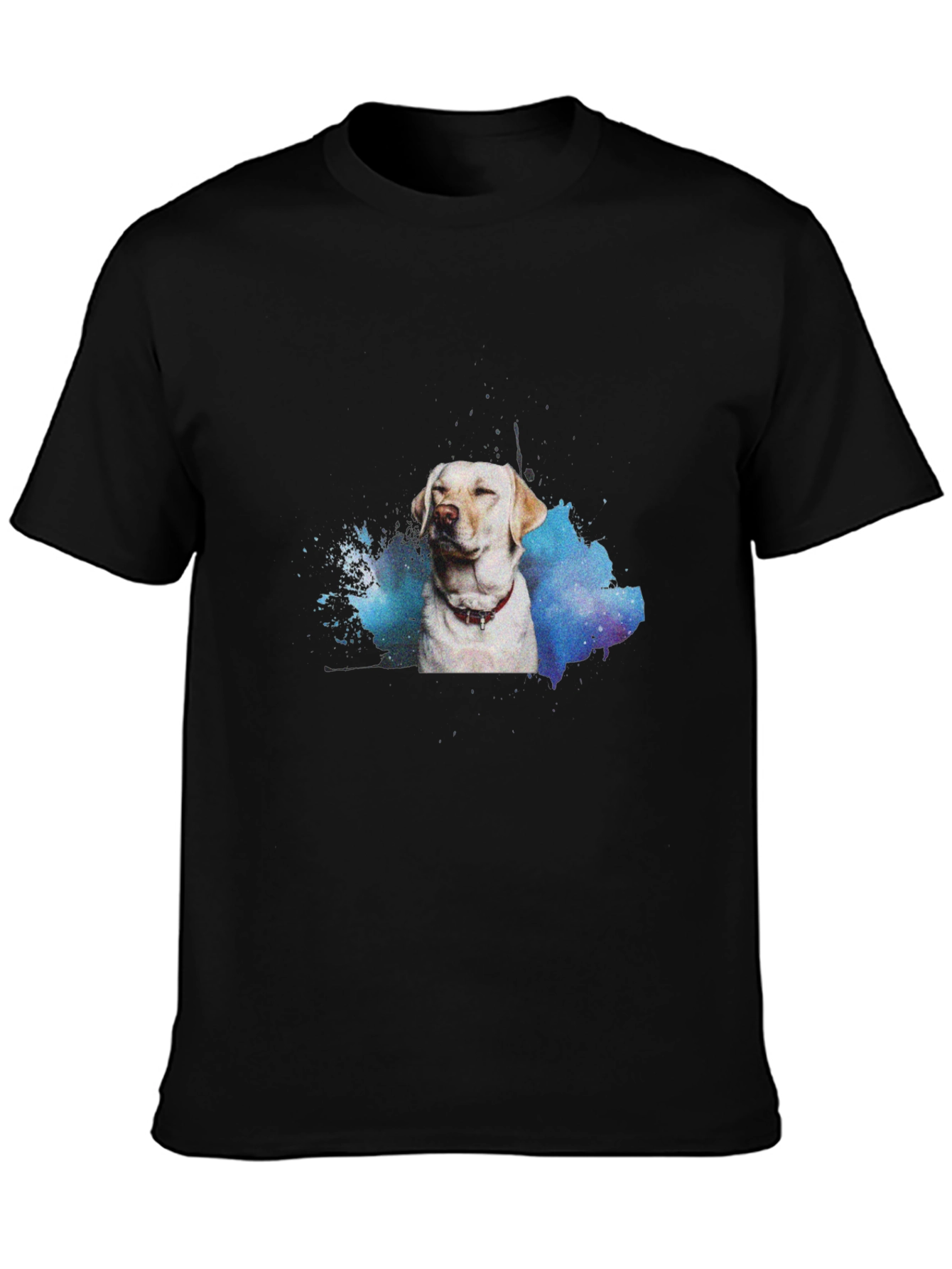 Galaxy Labrador T-Shirt – Artistic Dog Lover Graphic Tee