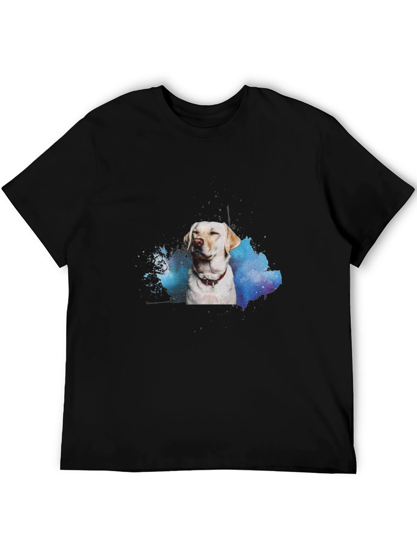 Galaxy Labrador T-Shirt – Artistic Dog Lover Graphic Tee