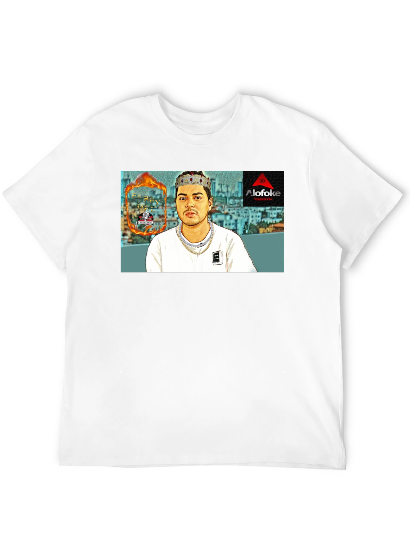AlofoKe Graphic T-Shirt - Trendy Black Tee