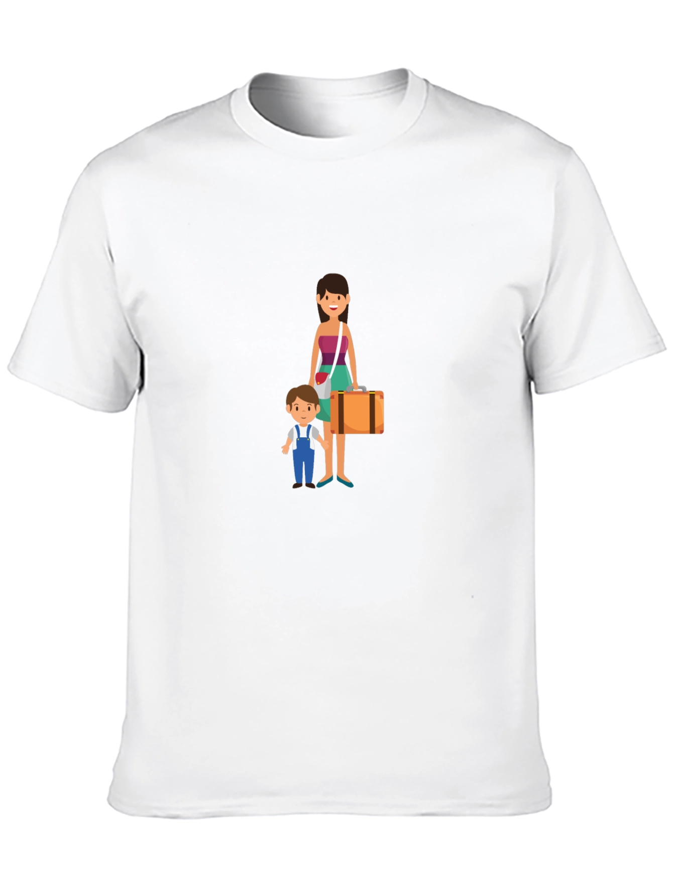 Family Travel Graphic Tee - Black