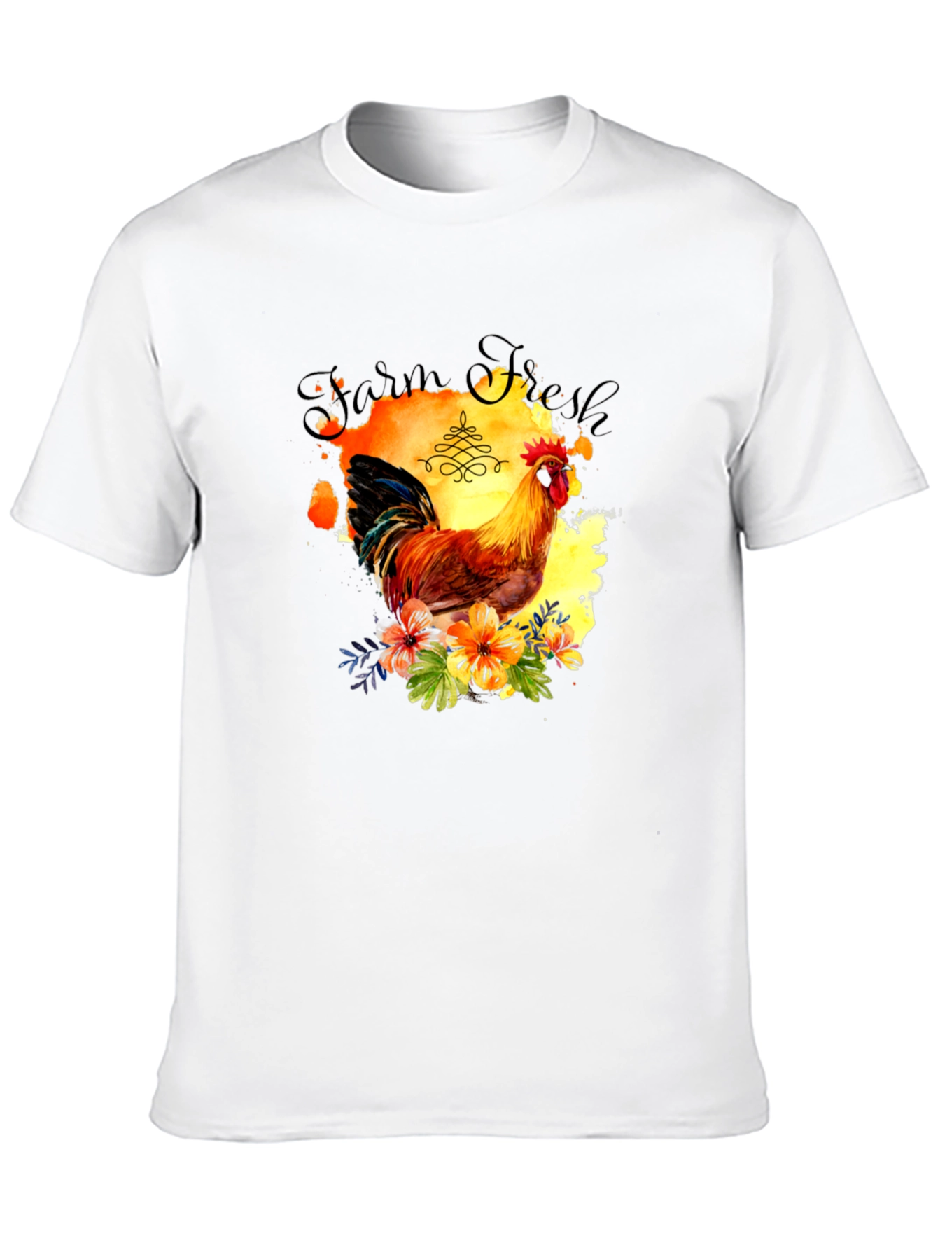 Farm Fresh Rooster Graphic Tee