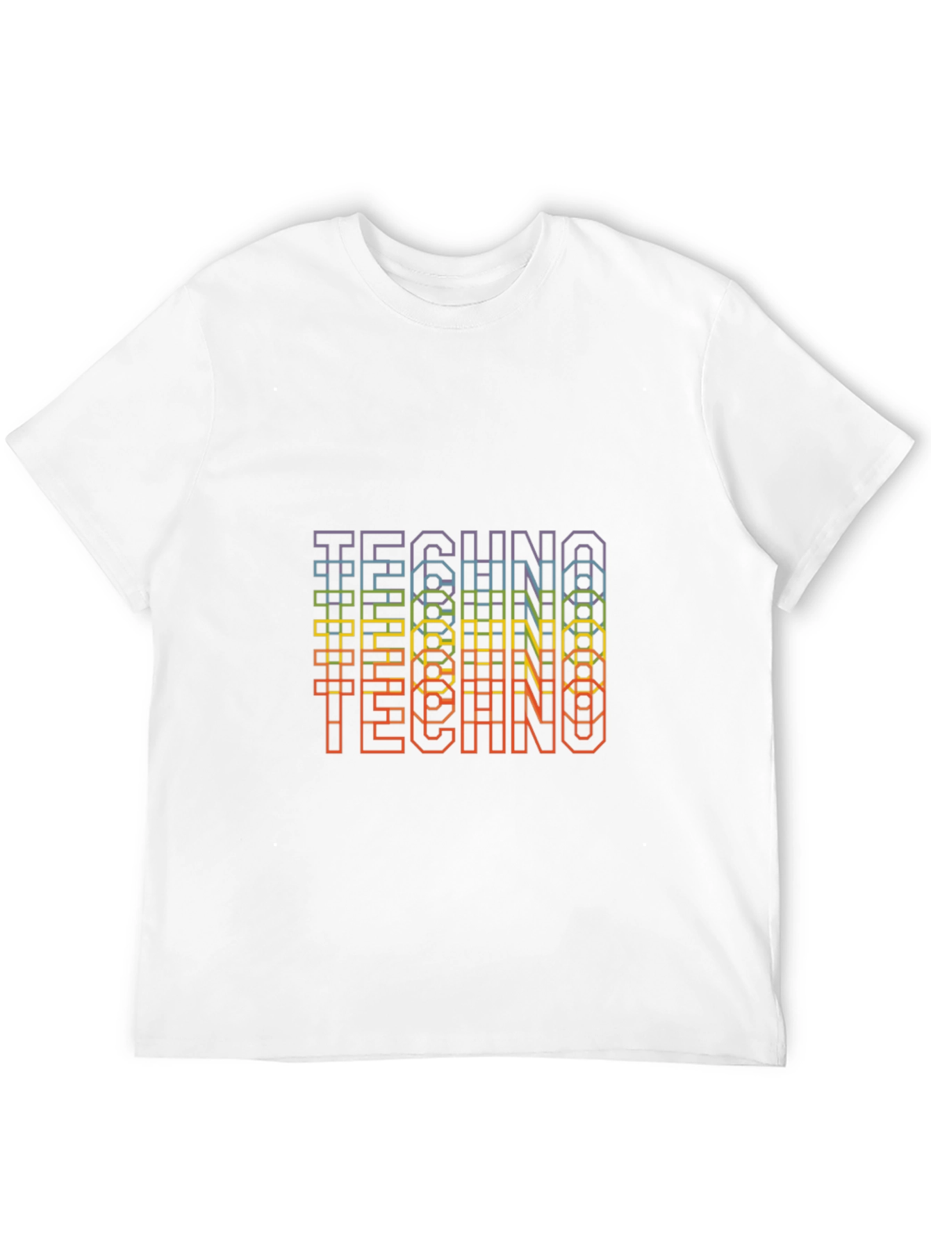 Rainbow Techno T-Shirt - EDM Rave Music Tee