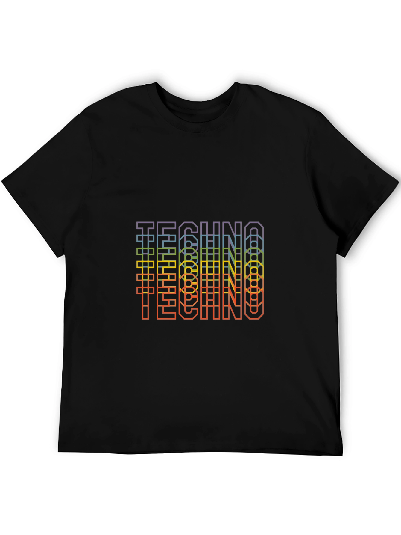 Rainbow Techno T-Shirt - EDM Rave Music Tee