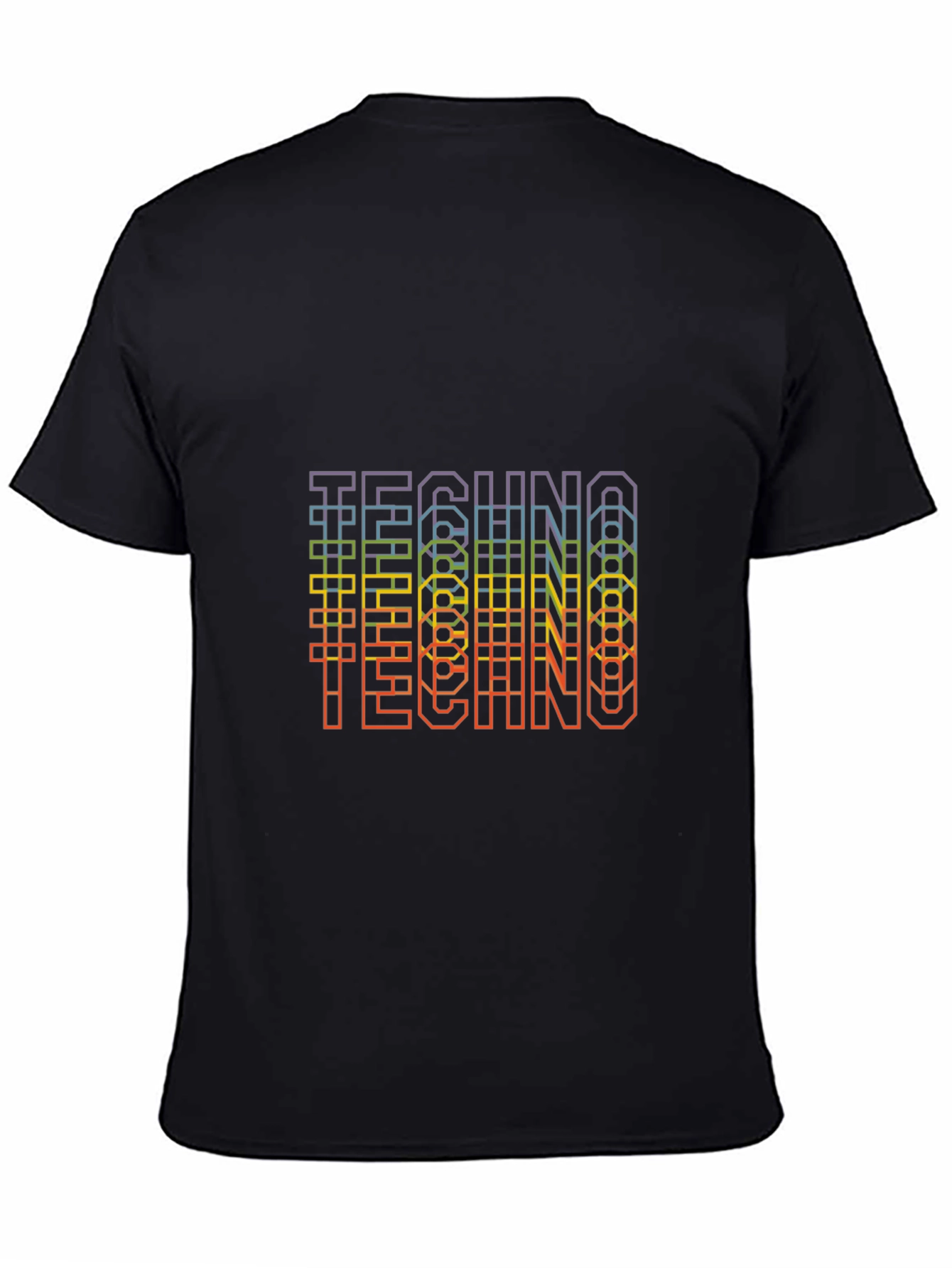 Rainbow Techno T-Shirt - EDM Rave Music Tee