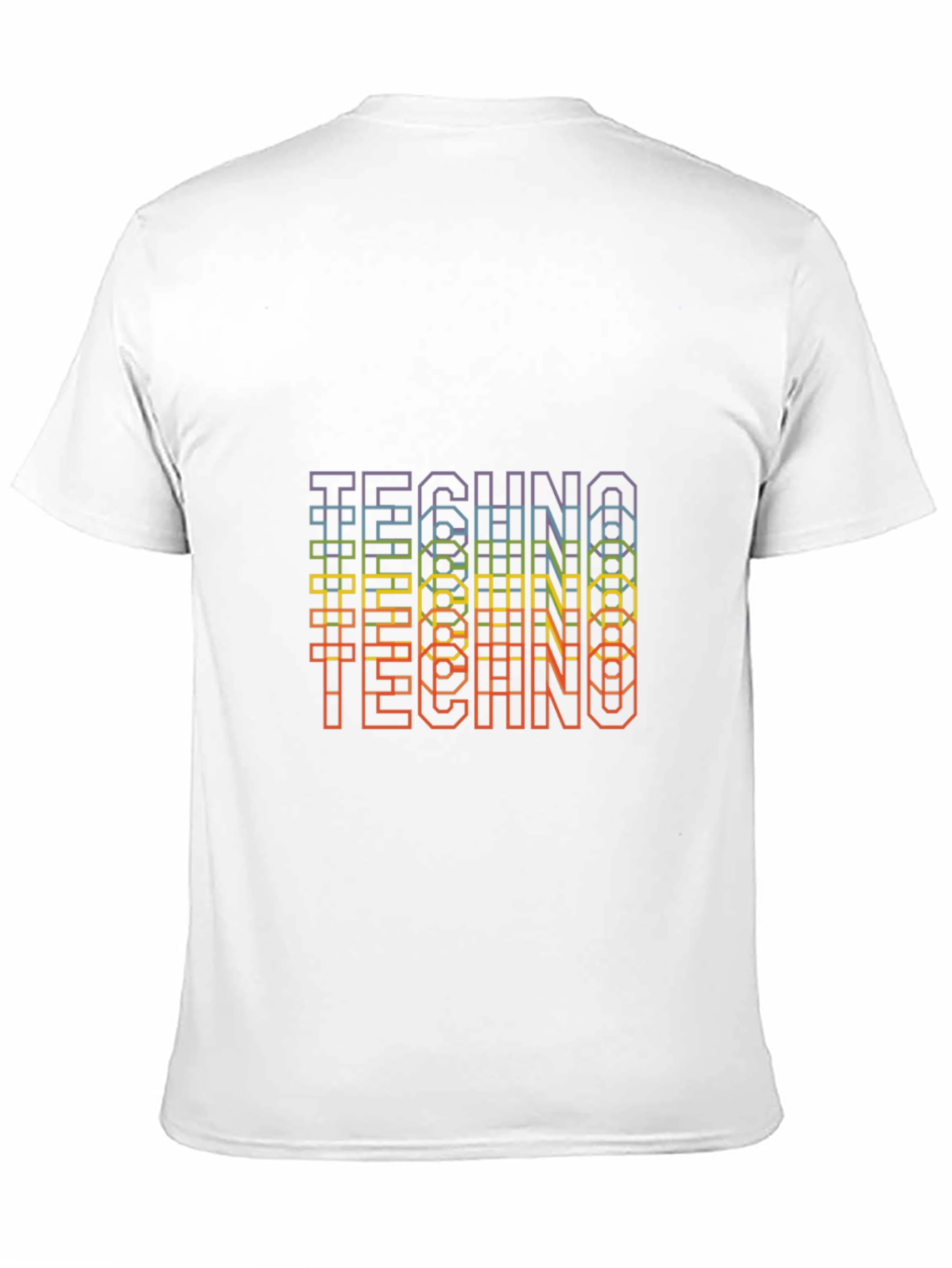 Rainbow Techno T-Shirt - EDM Rave Music Tee