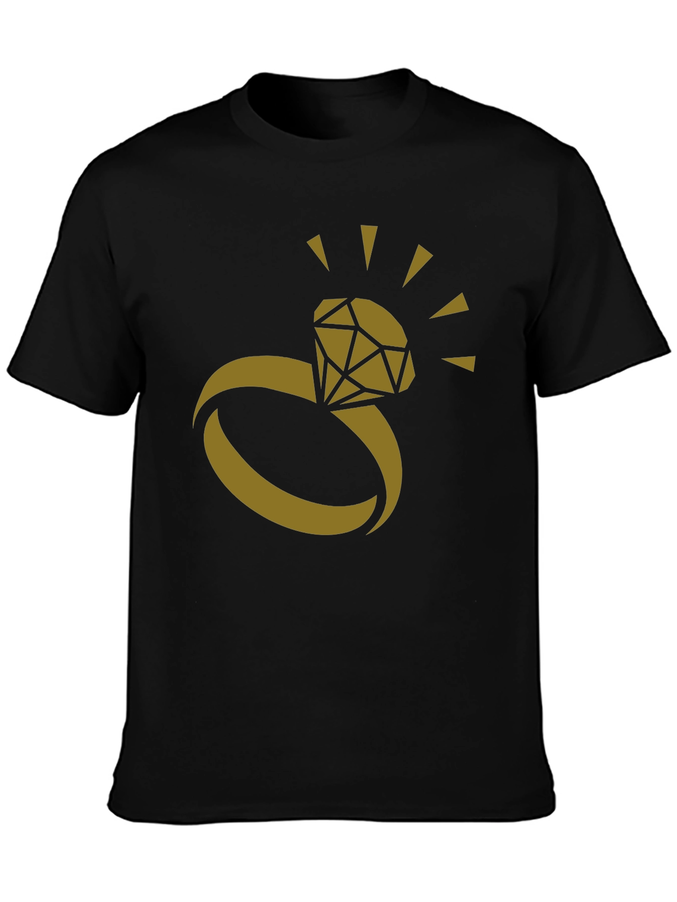 Diamond Ring Graphic Tee - Stylish & Unique