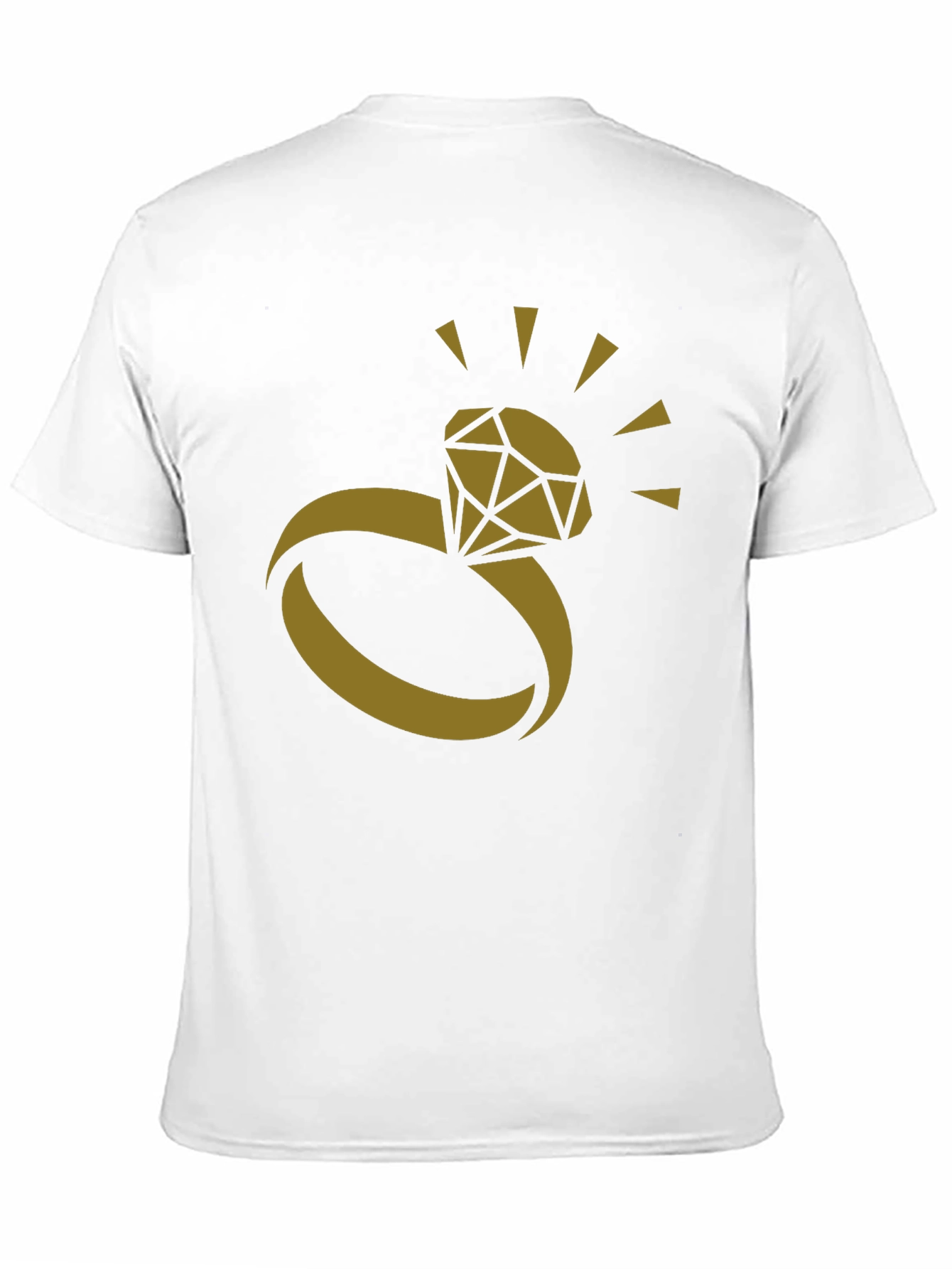 Diamond Ring Graphic Tee - Stylish & Unique