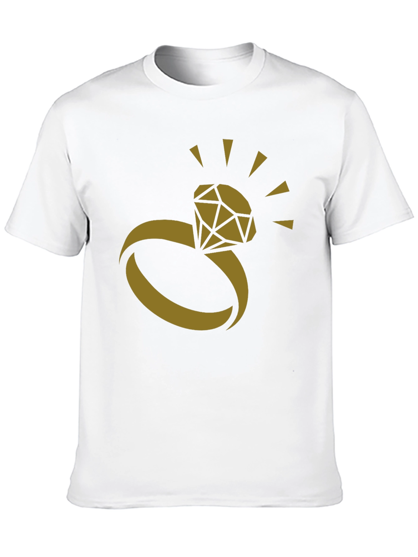 Diamond Ring Graphic Tee - Stylish & Unique