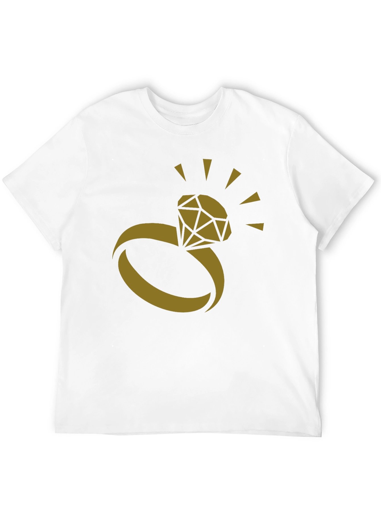 Diamond Ring Graphic Tee - Stylish & Unique