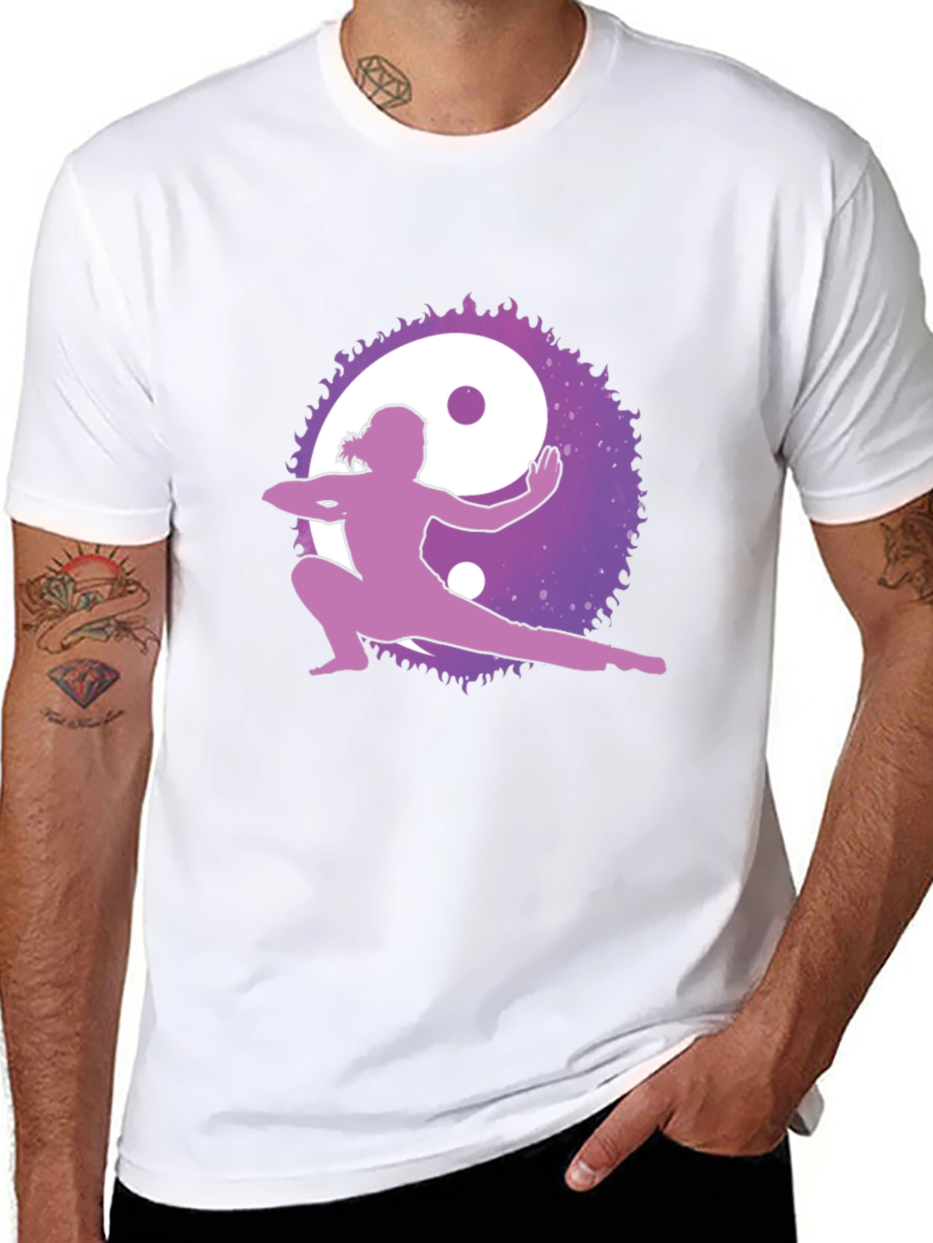 Yin Yang Martial Arts Graphic Tee