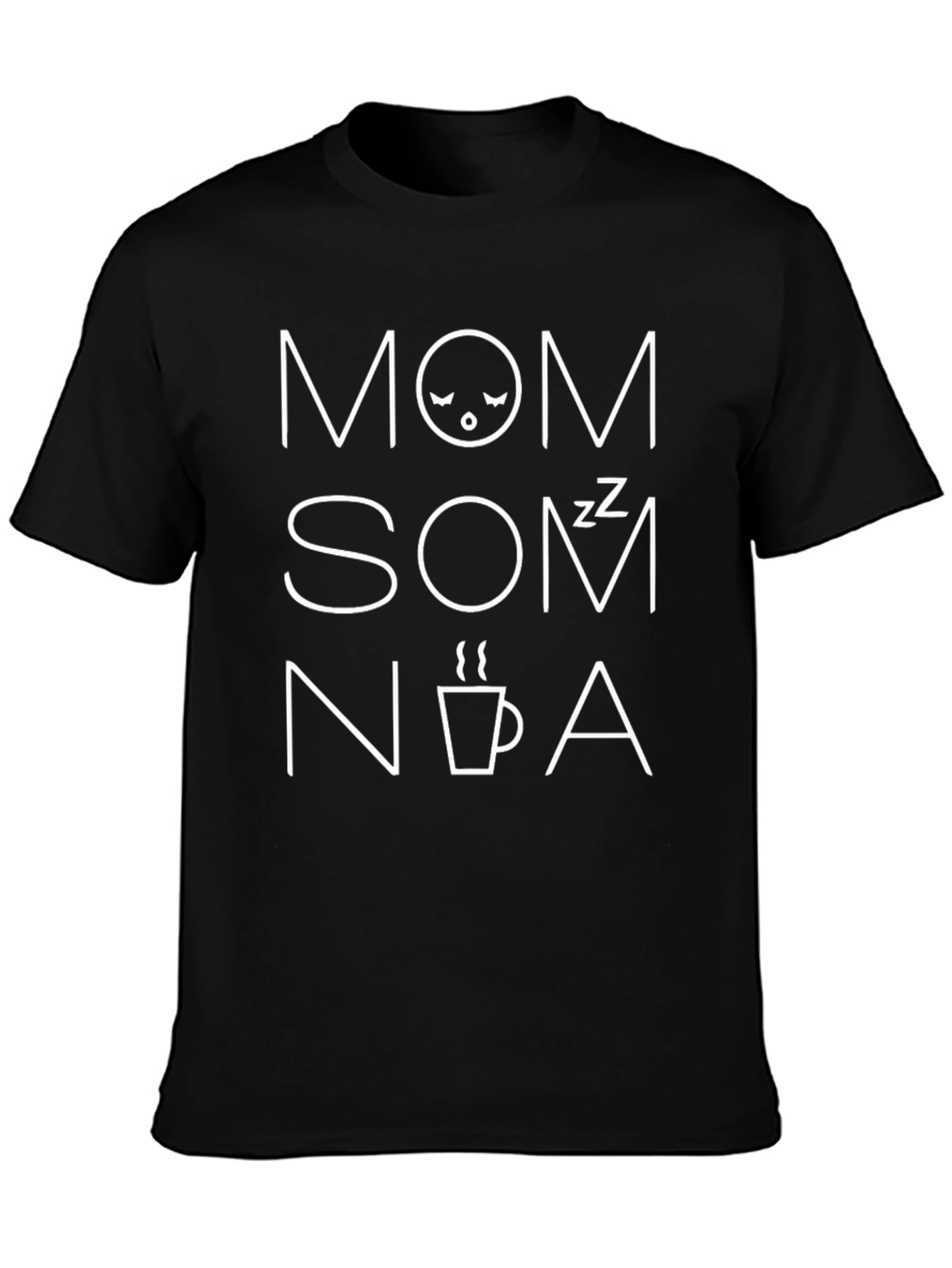 Mom Som N Coffee A Graphic T-Shirt