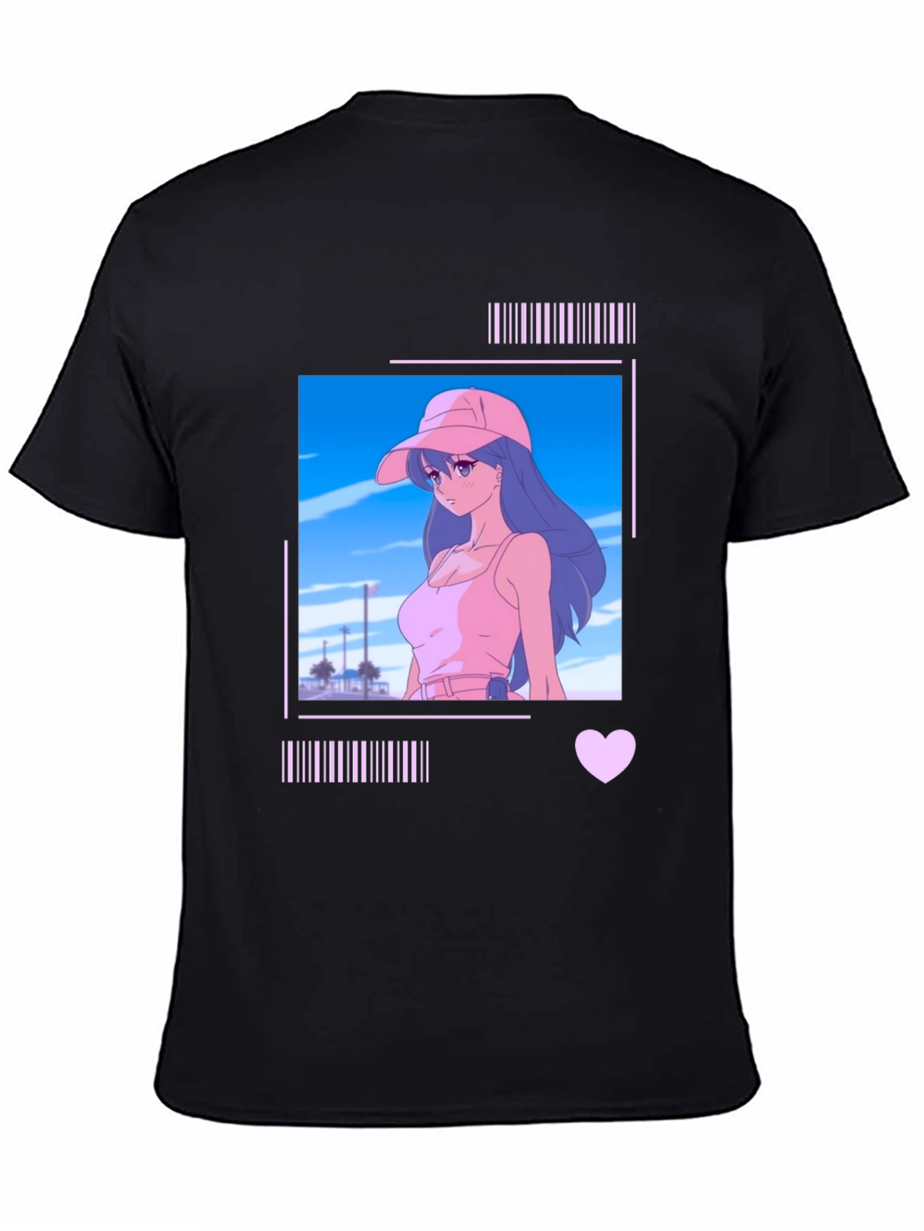 Anime Girl Graphic Tee - Trendy Unisex T-Shirt