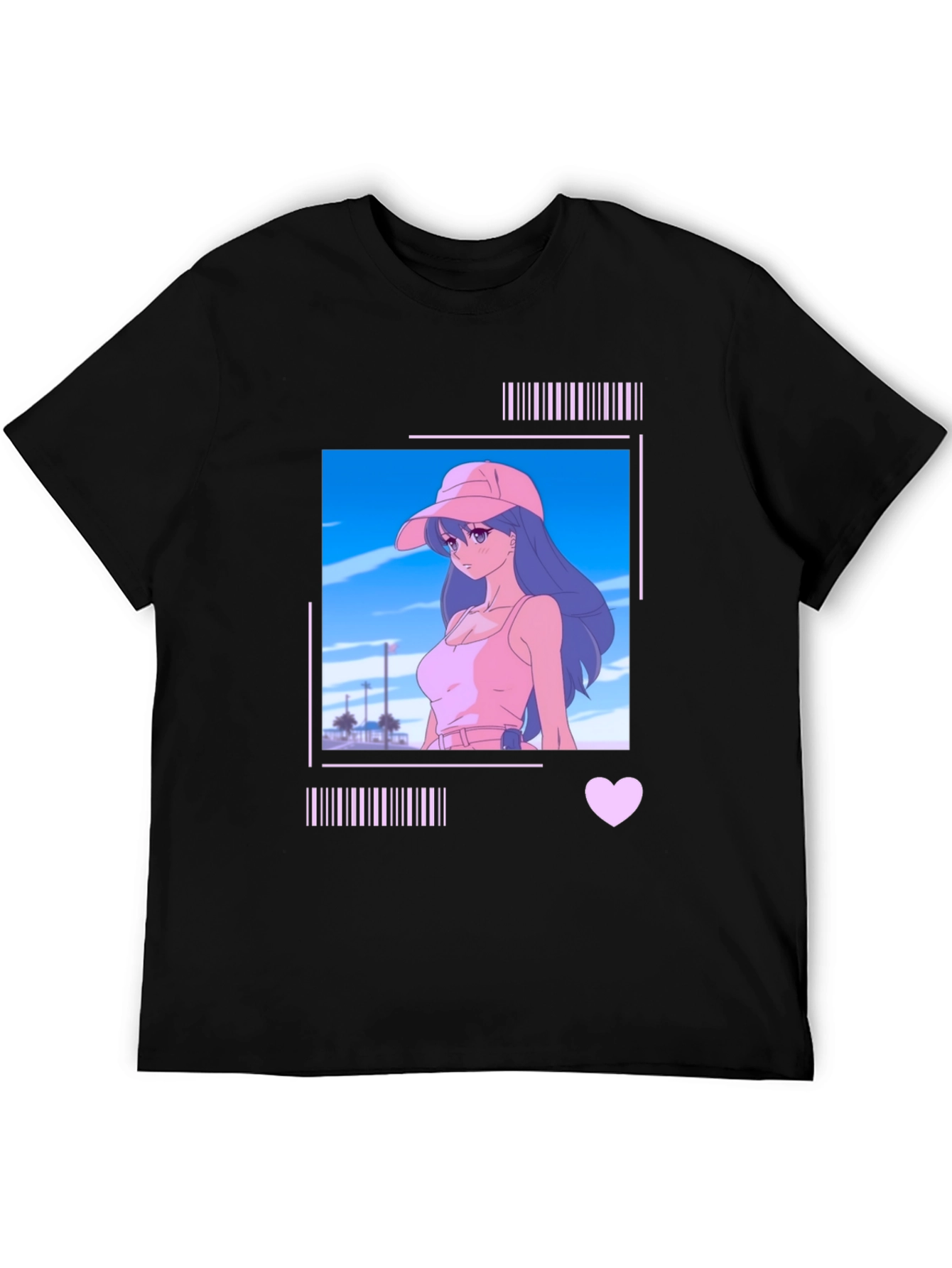 Anime Girl Graphic Tee - Trendy Unisex T-Shirt