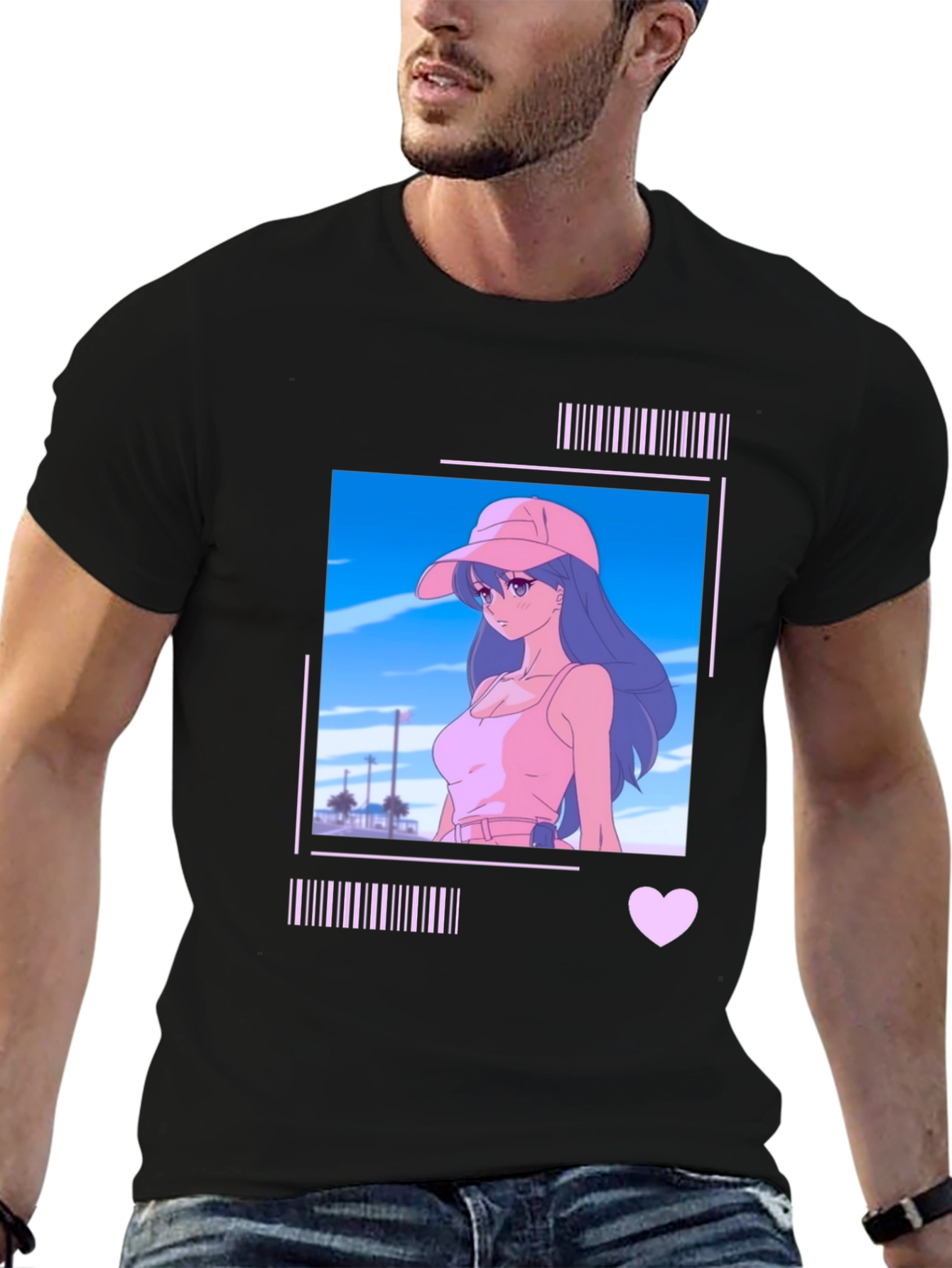 Anime Girl Graphic Tee - Trendy Unisex T-Shirt