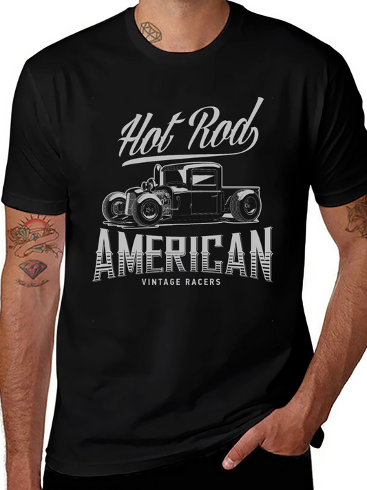 Hot Rod American Vintage Racers Graphic T-Shirt