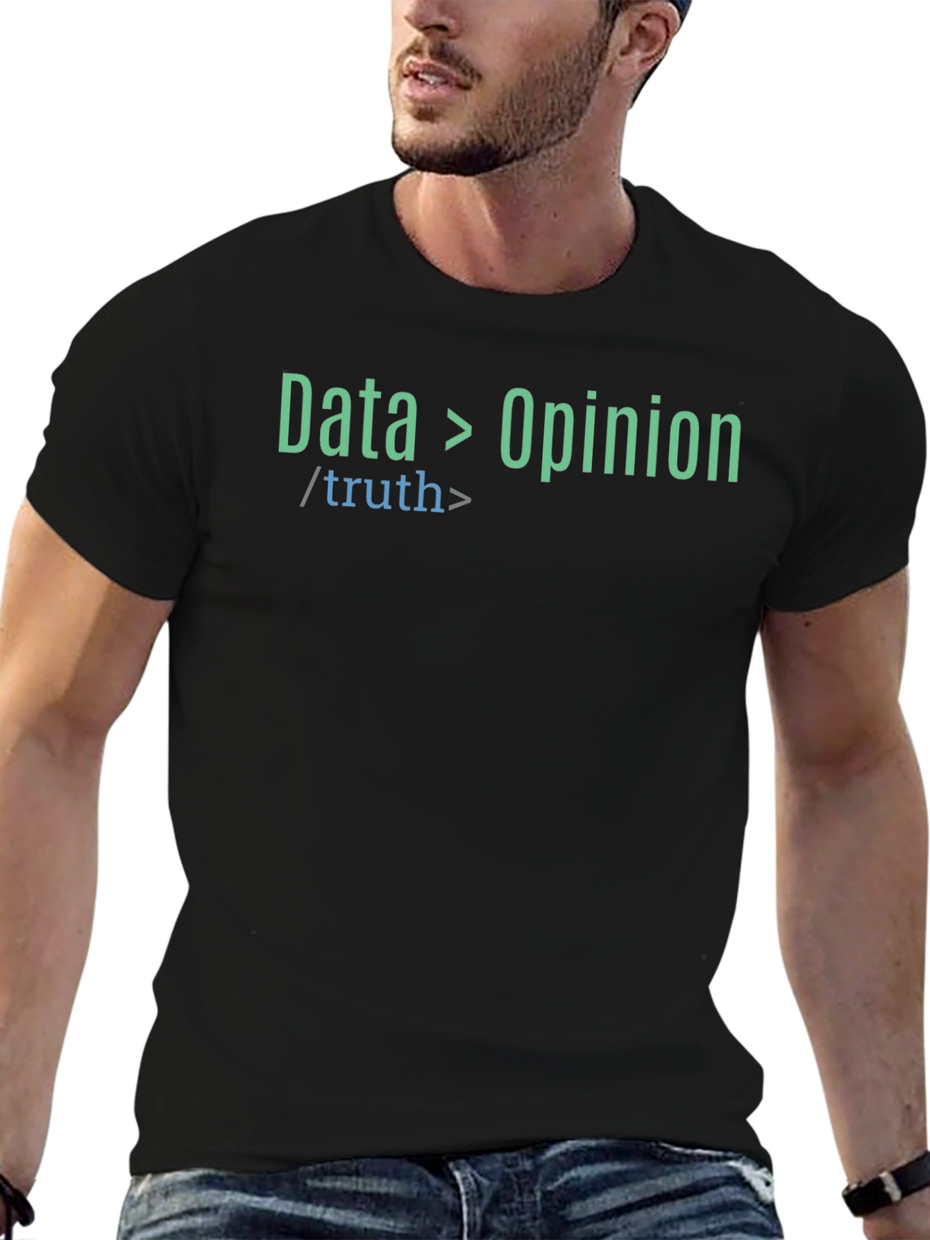 Data Over Opinion Truth T-Shirt