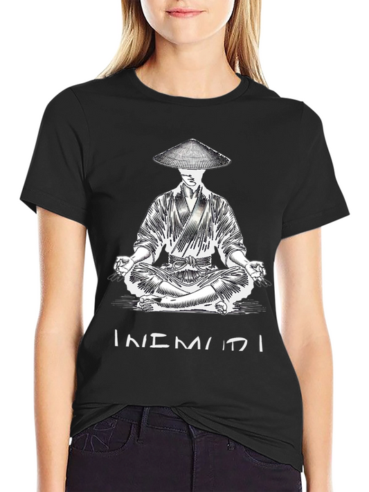 Meditating Samurai Graphic T-Shirt