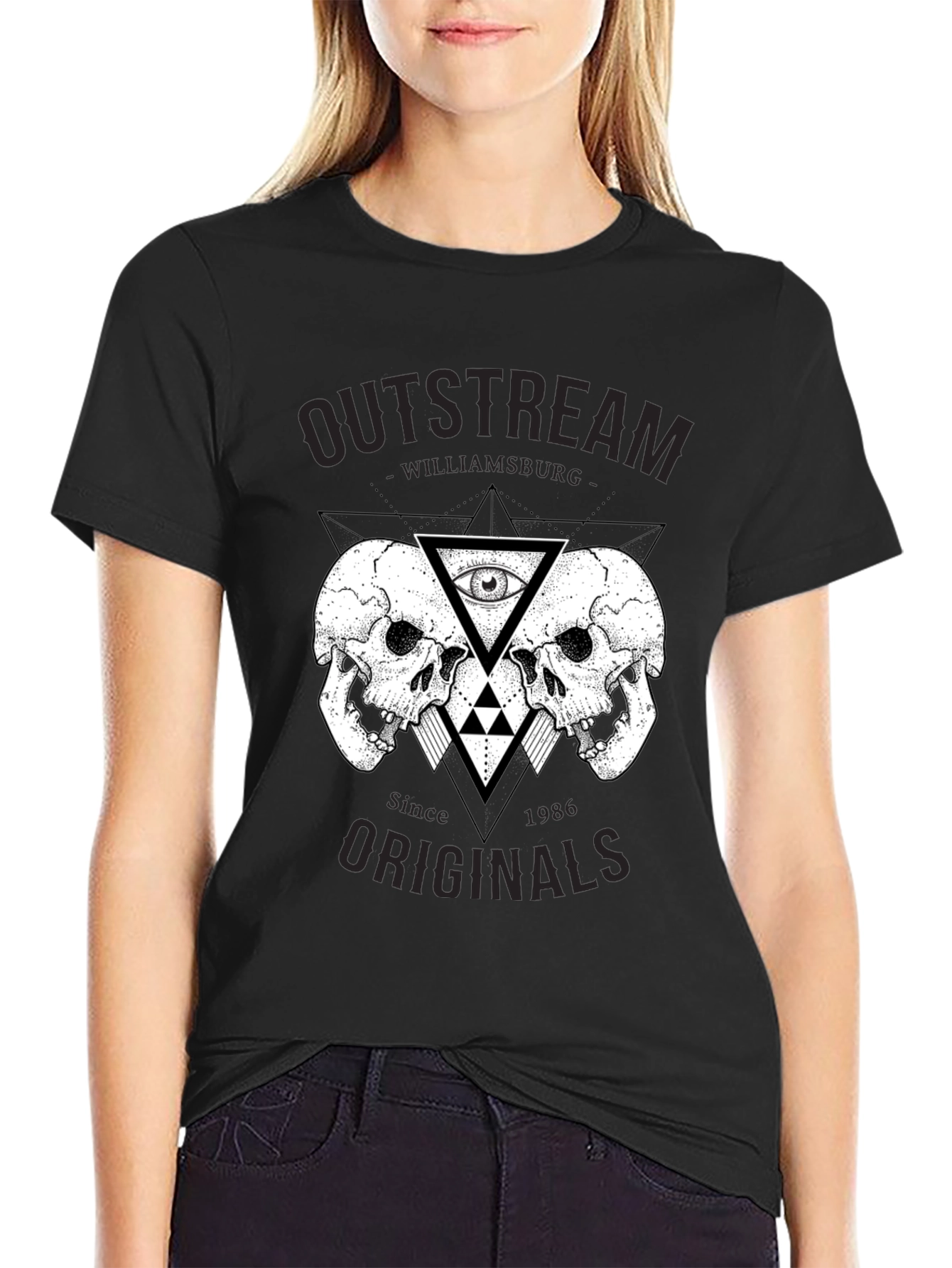 Outstream Originals Skull Graphic Tee