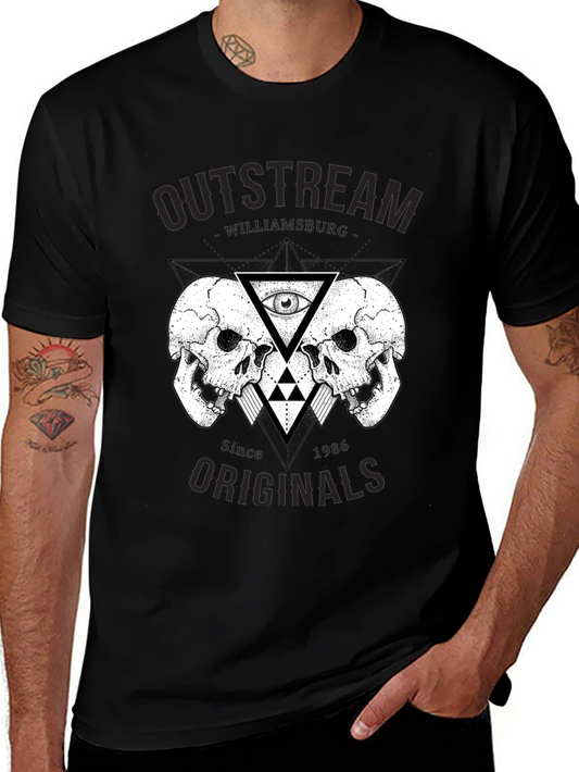 Outstream Originals Skull Graphic Tee