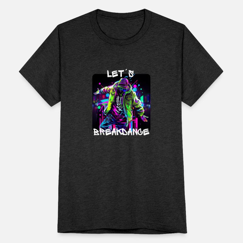 Man Dancing Breakdance On The Street In Graffiti