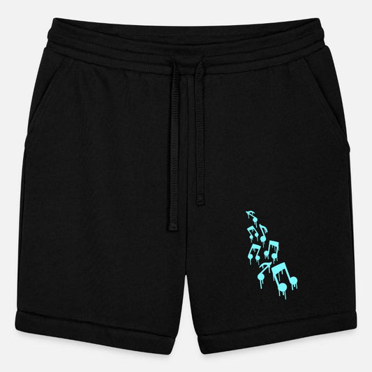 Many Music Notes Graffiti Spray Sound Water Drops