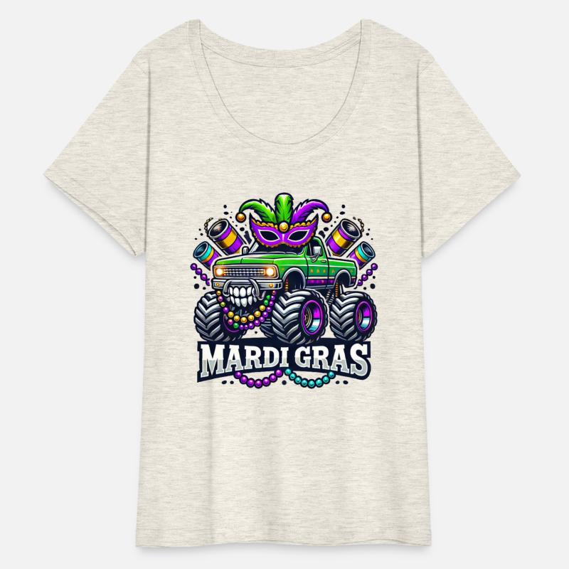 Mardi Gras Monster Truck Design