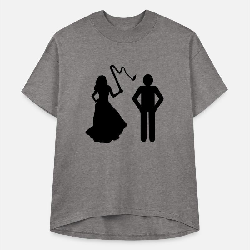 Marriage, Bride with whip & Groom