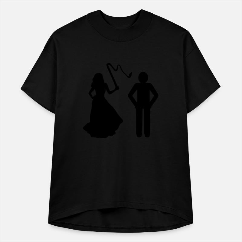 Marriage, Bride with whip & Groom