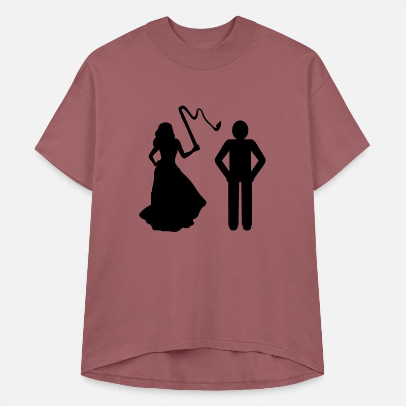 Marriage, Bride with whip & Groom