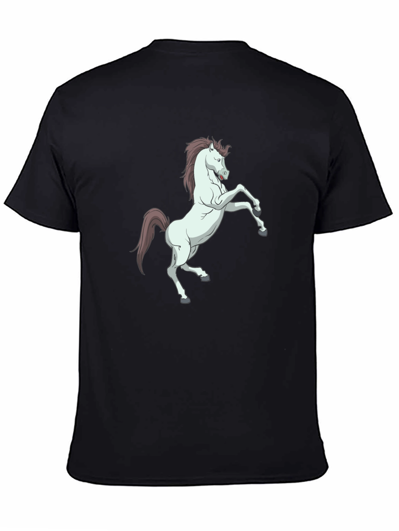 Horse Graphic Black T-Shirt - Stylish & Unique