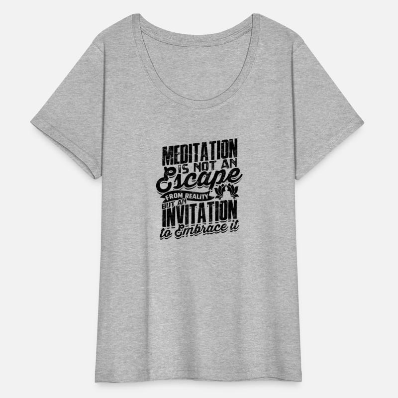 Meditation not escape from reality, invitation to